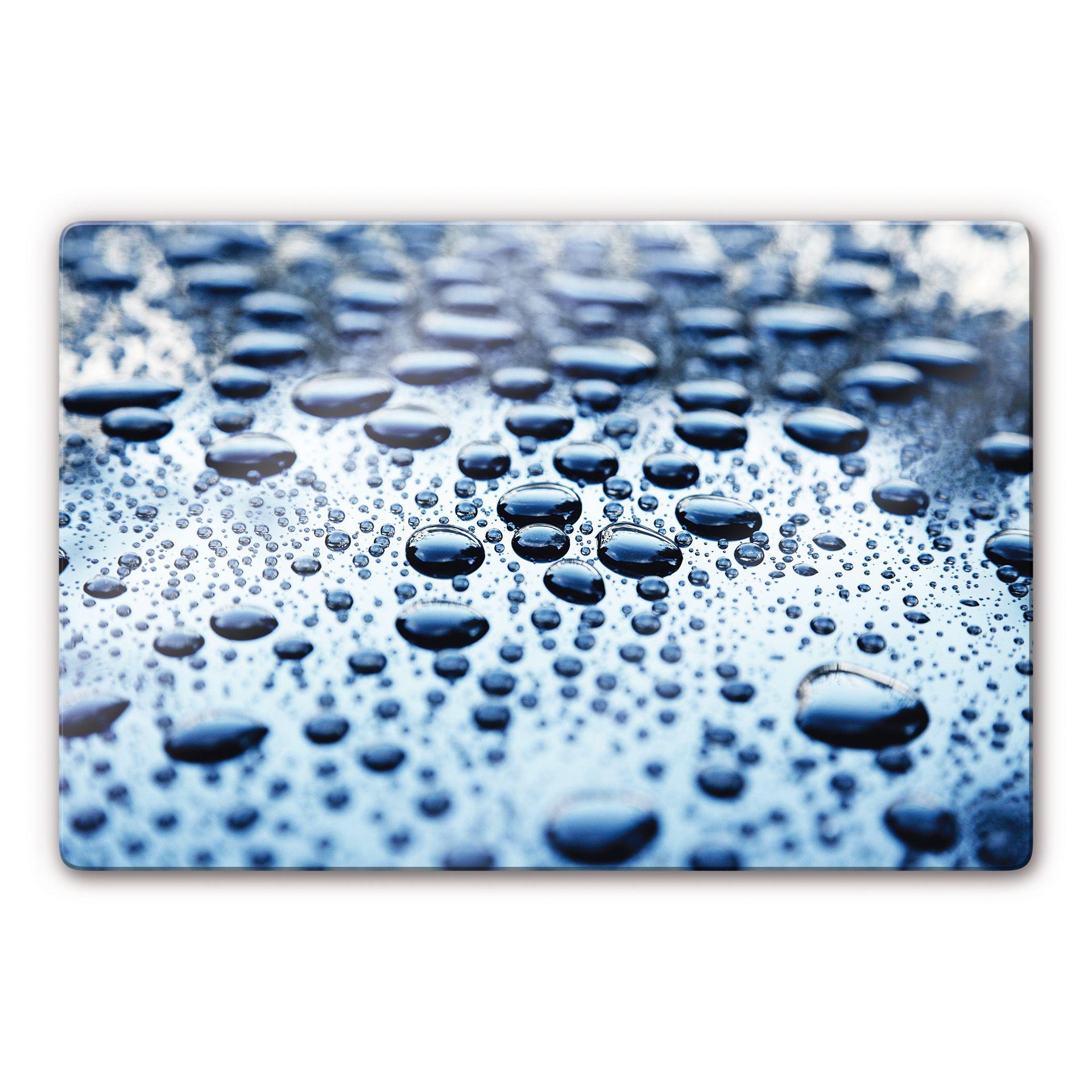 Tableau en verre - Gouttes d'eau