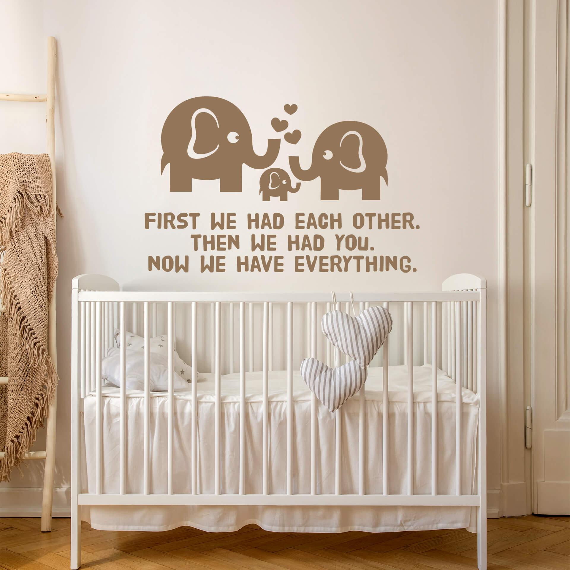 First we had each other.. Wallsticker