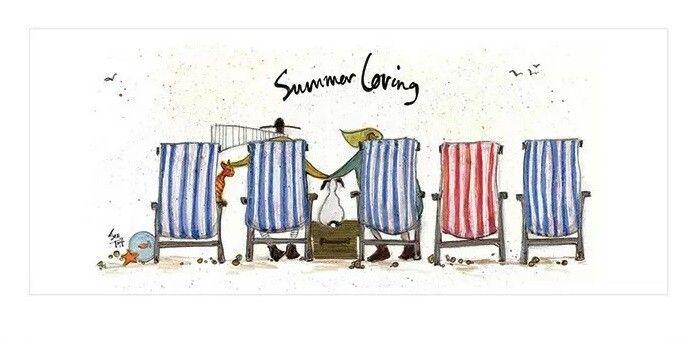 Plakat Sam Toft - Summer Loving kunsttryk, Sam Toft (60 x 30 cm)