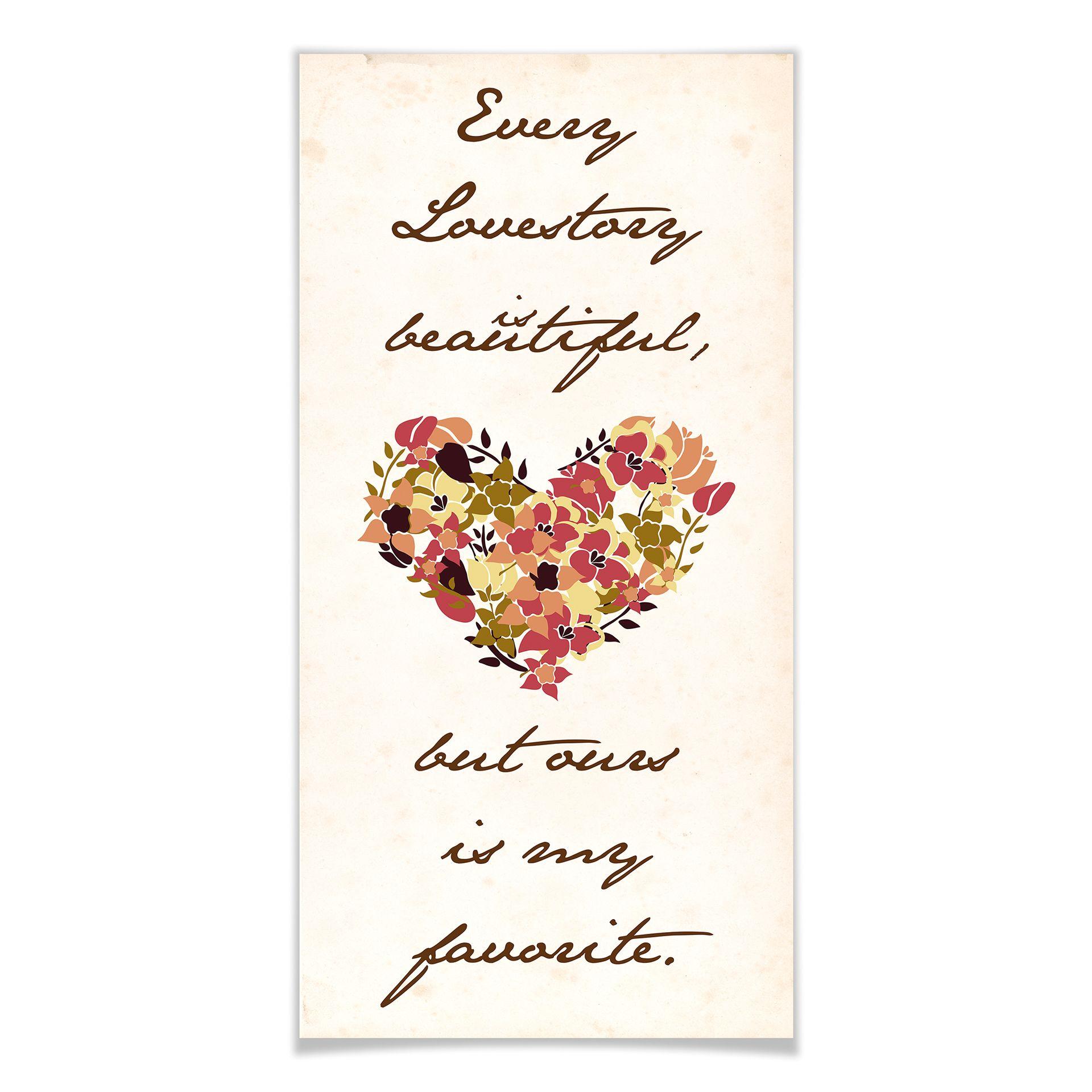 Poster - Every Lovestory is beautiful