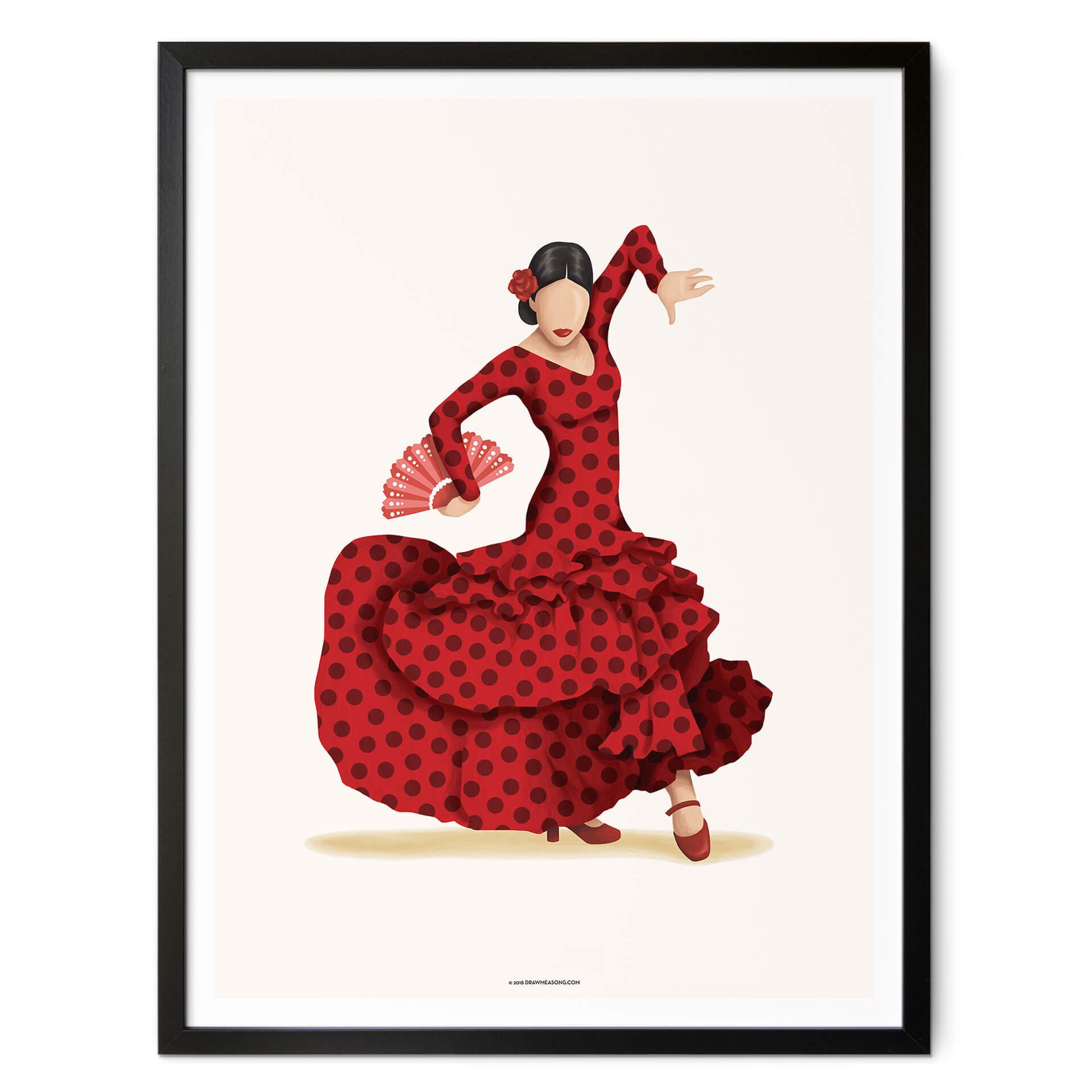 Póster Tohmé - Flamenco