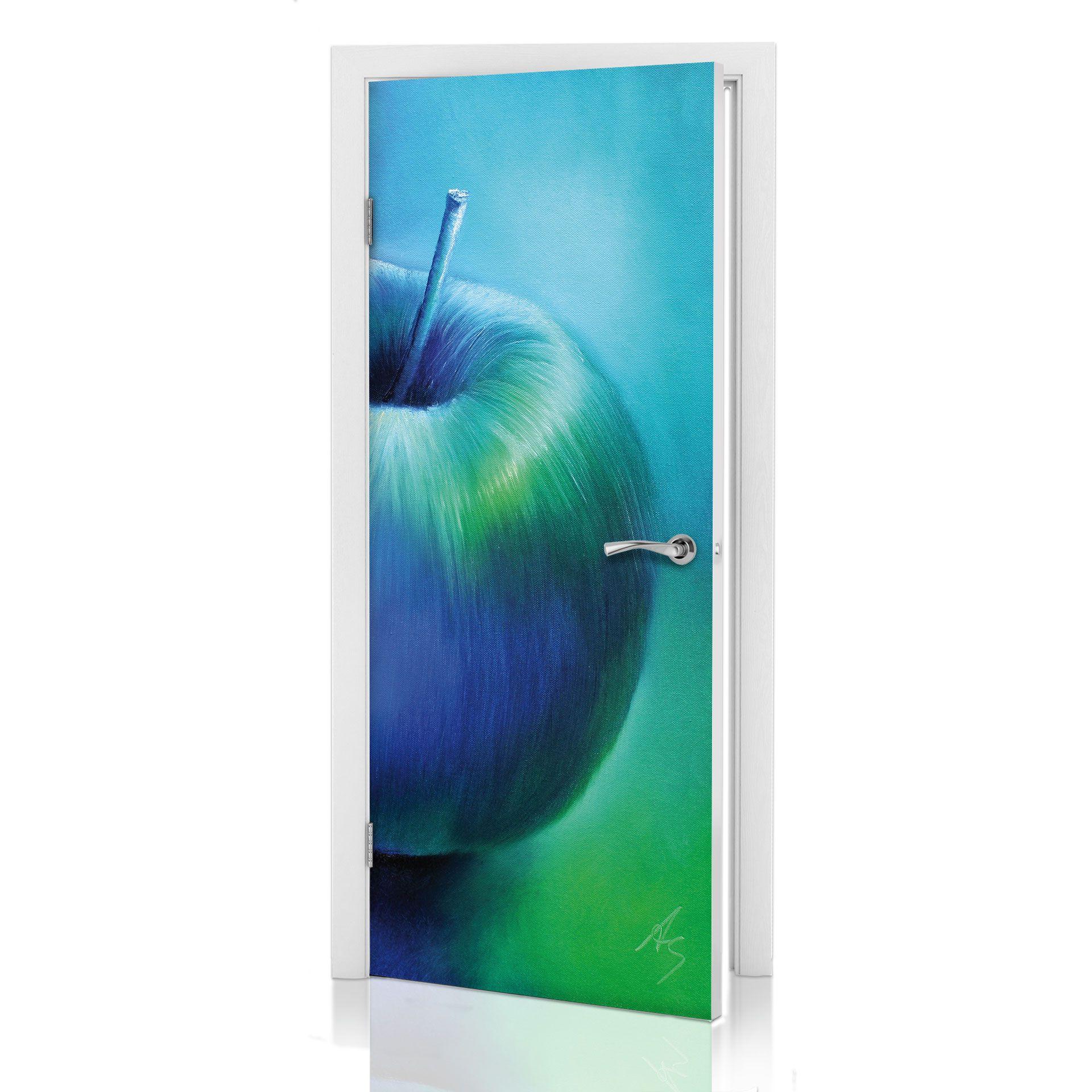Türdesign Schmucker - Blauer Apfel 91x200 cm