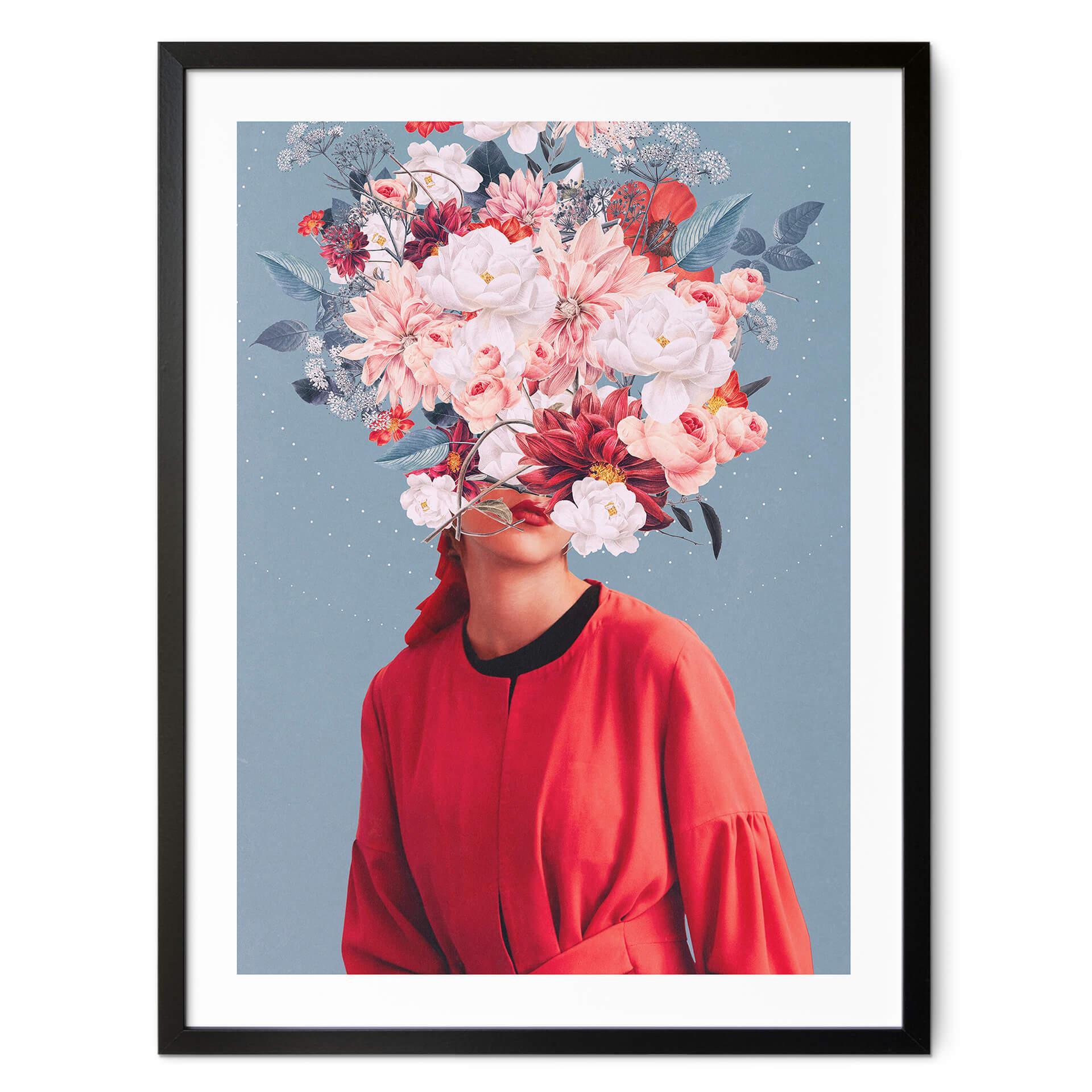 Plakat Moth - Flower Lady