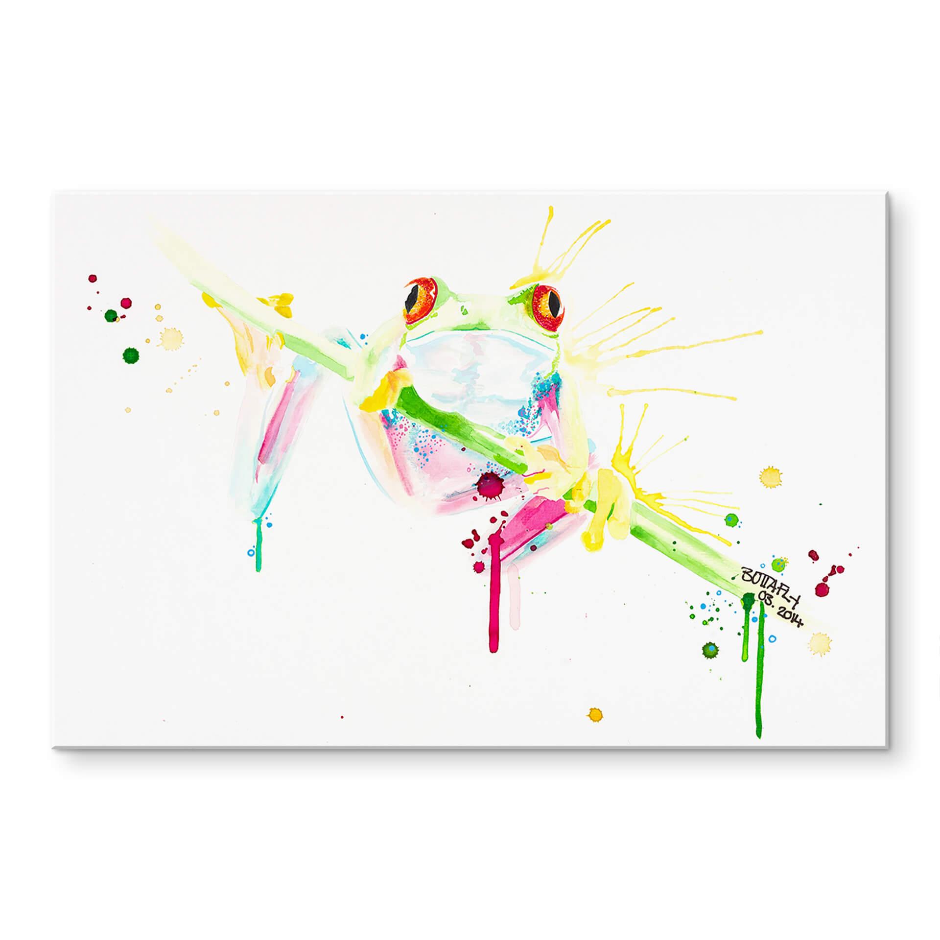 Tableau en verre acrylique - Buttafly - Frog