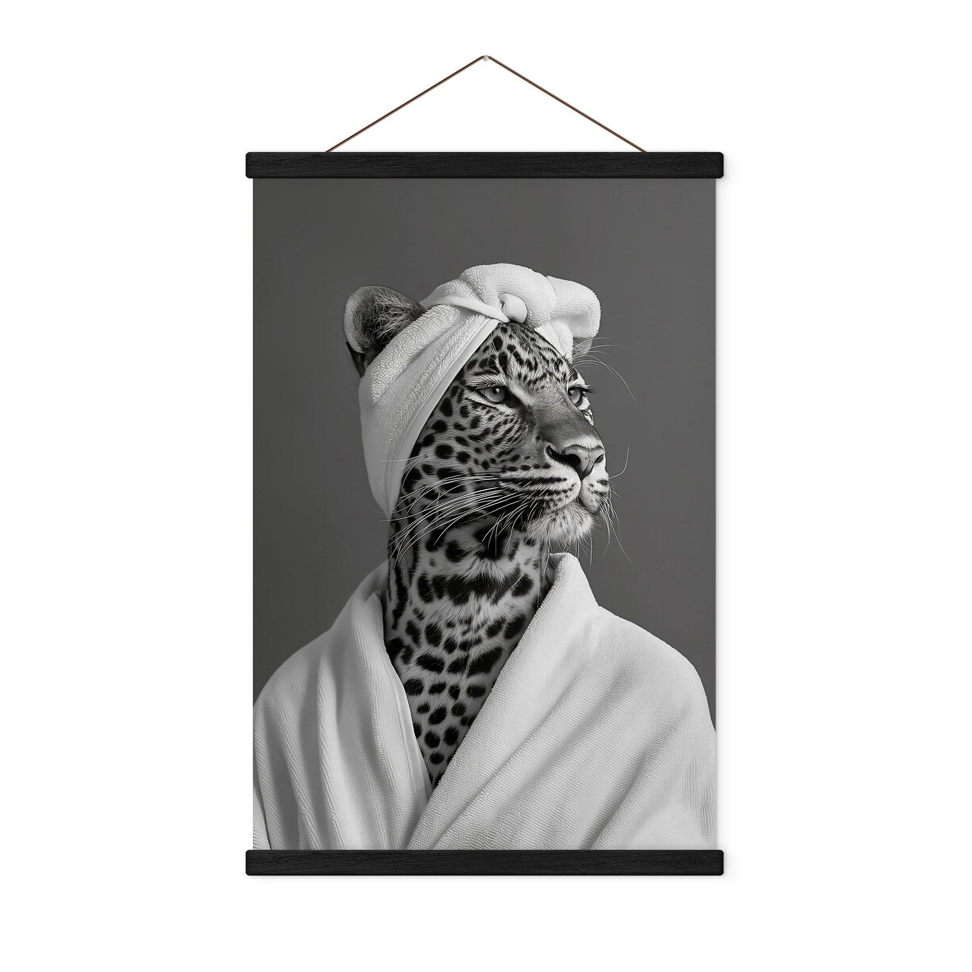 Póster de tela con leopardo - Rahner
