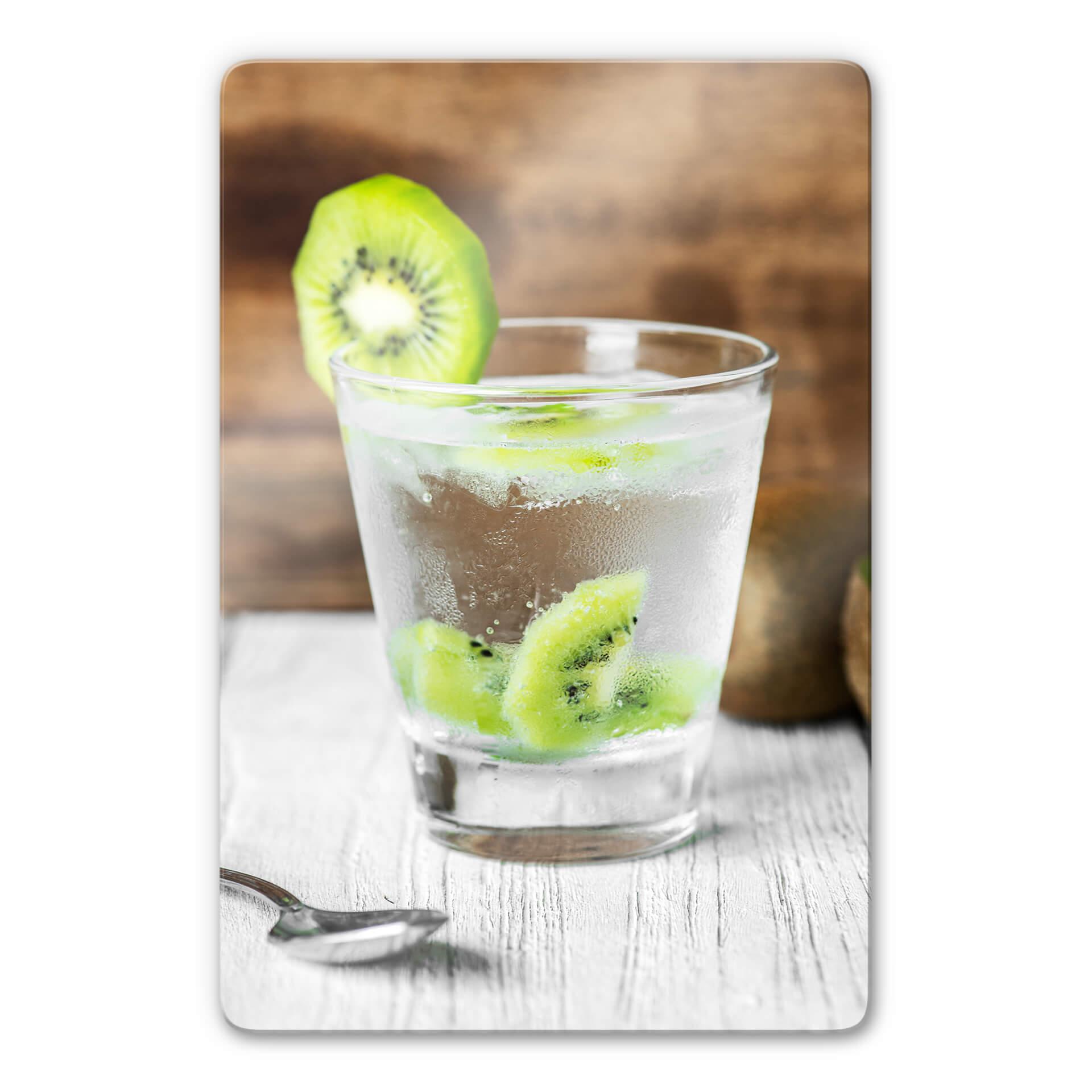 Glasschilderij Verse Kiwi