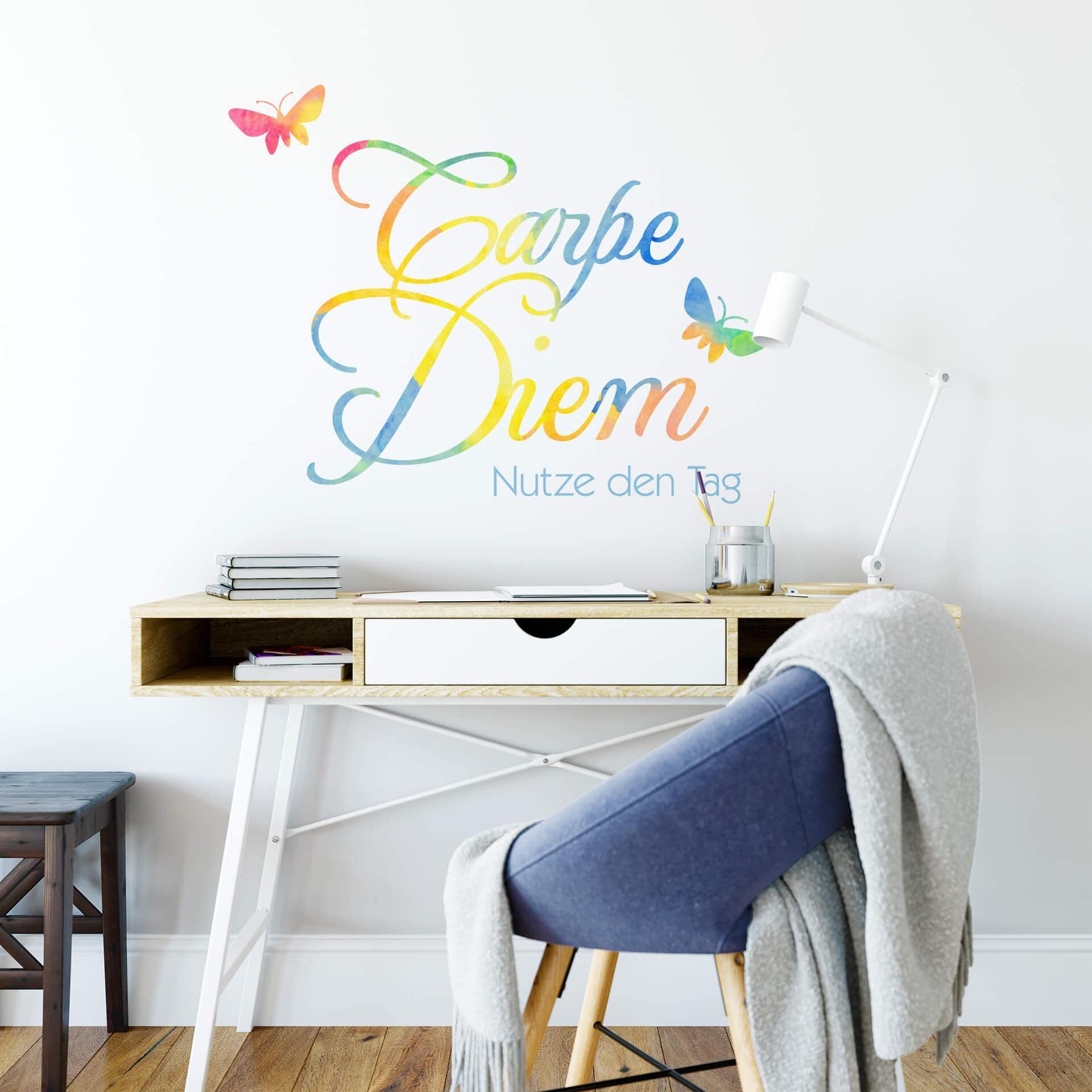 Sticker mural - Aquarell Carpe diem...