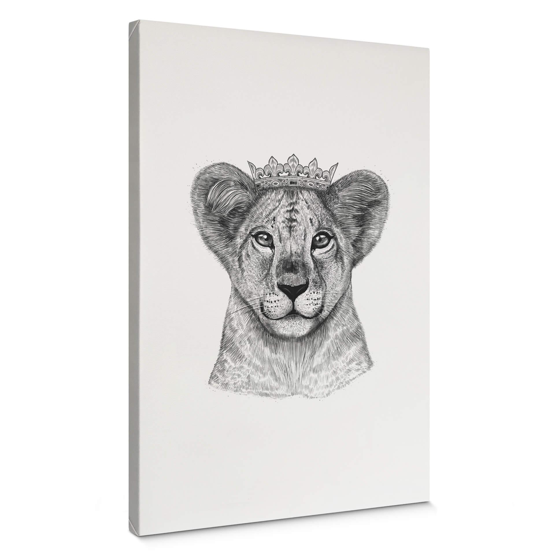 Lienzo Korenkova - La Princesa León