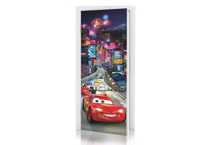 Fotobehang deursticker Disney Cars Tokyo