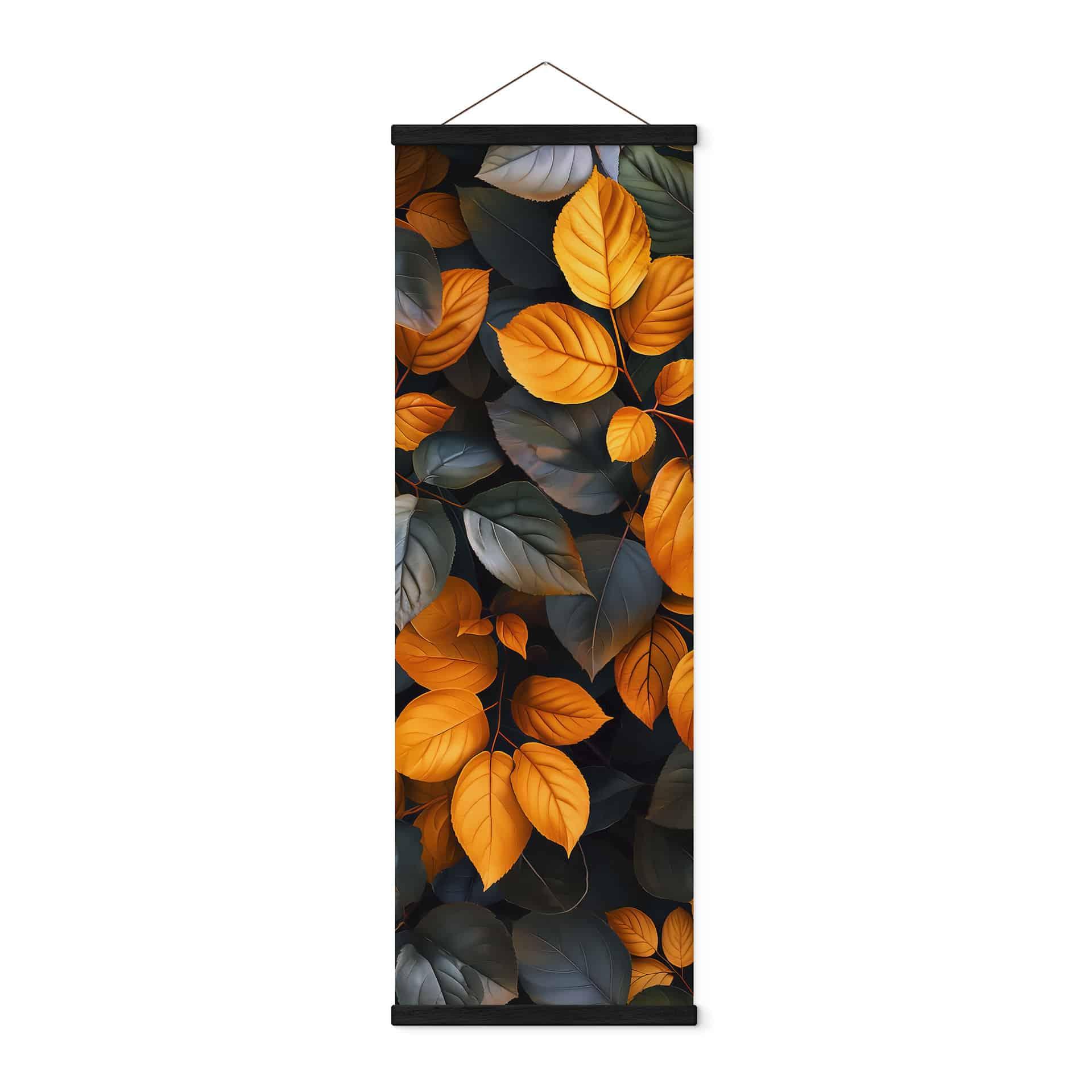 Póster de tela Hojas brillantes en otoño - Jaszke - Panorama