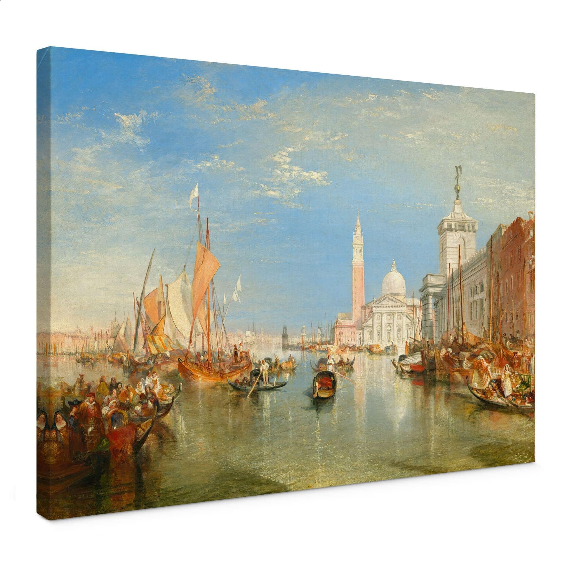 Lienzo Turner - Venecia, Dogana y S. Giorgio Maggiore