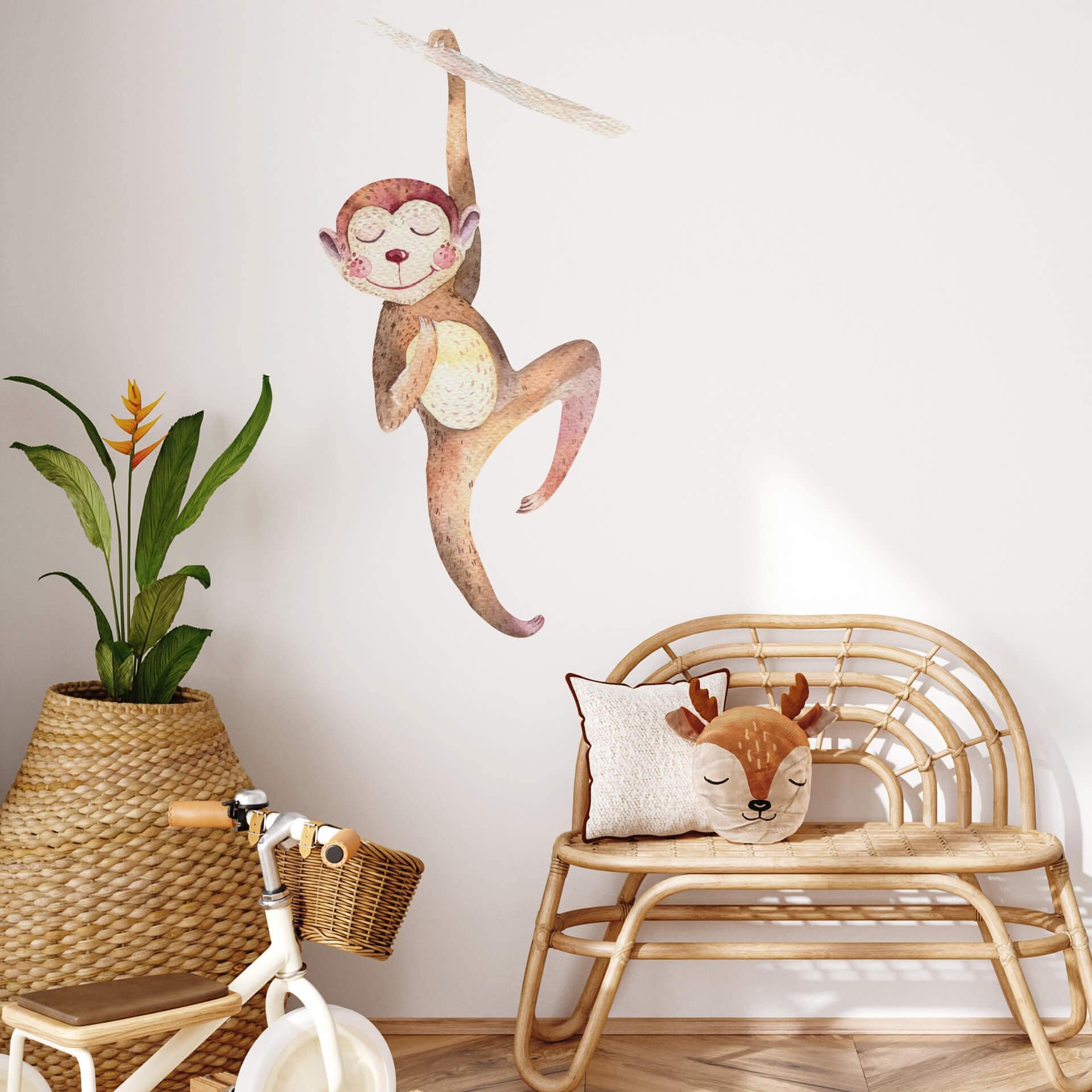 Sticker mural Kvilis - Singe suspendu