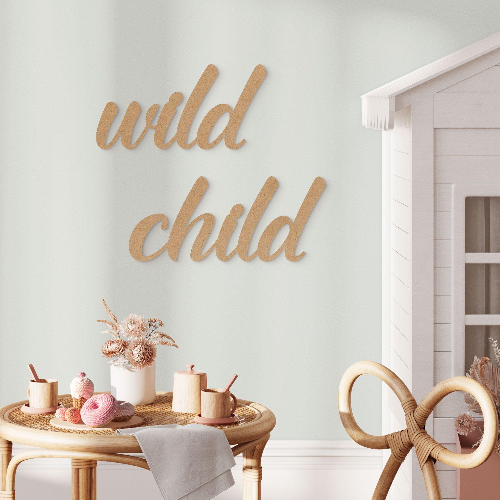 MDF-dekoration Wild Child