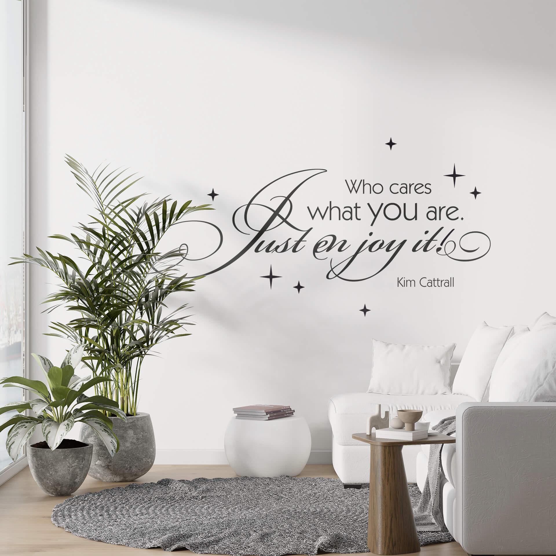 Wallsticker - Who cares what you are...