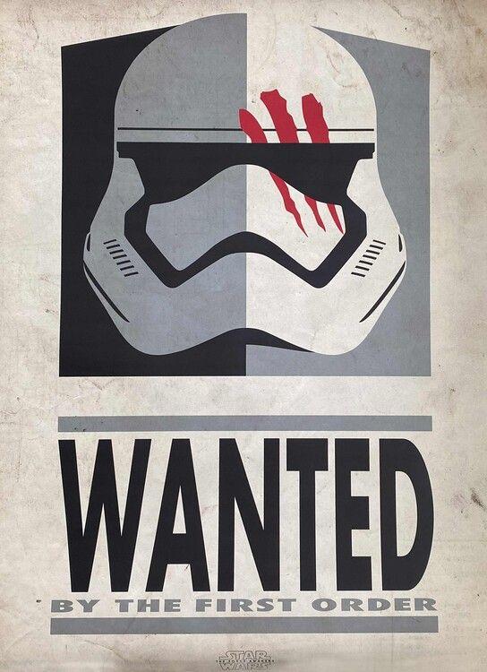Poster, film poster Star Wars - Wanted Trooper 61x91,5 cm