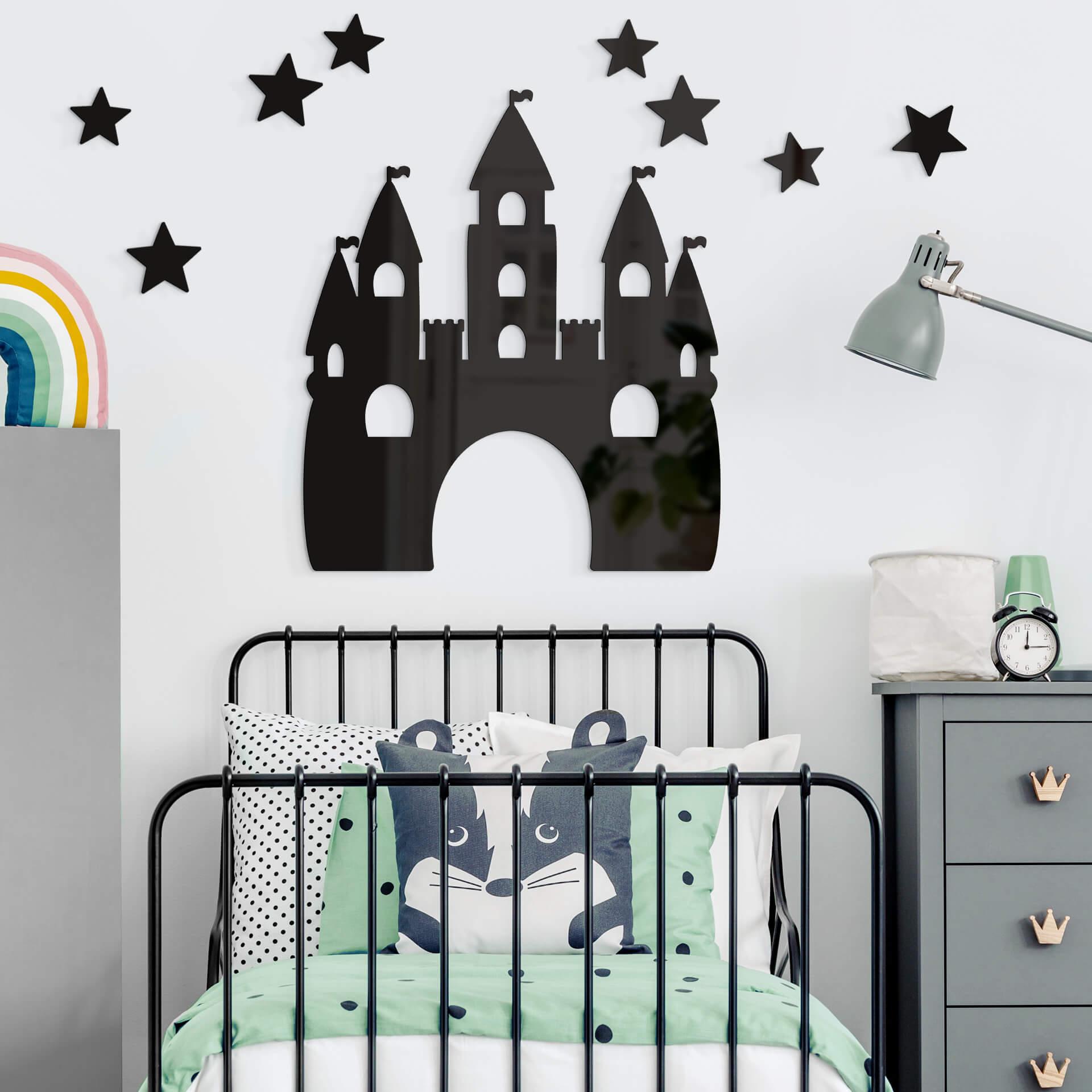 Decoración acrílica castillo princesa