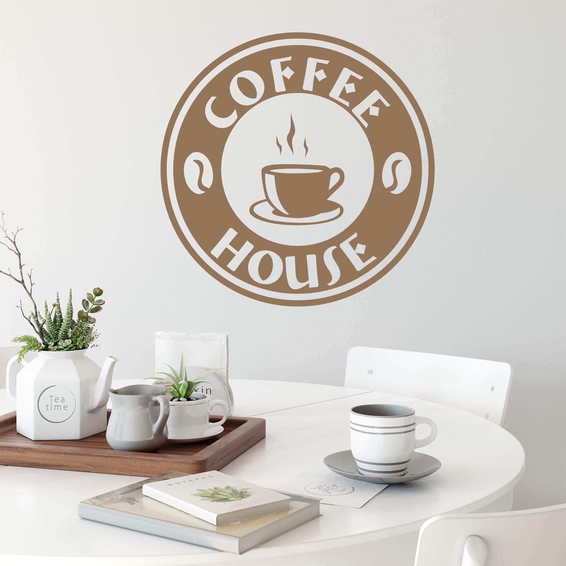 Sticker mural - Coffeehouse