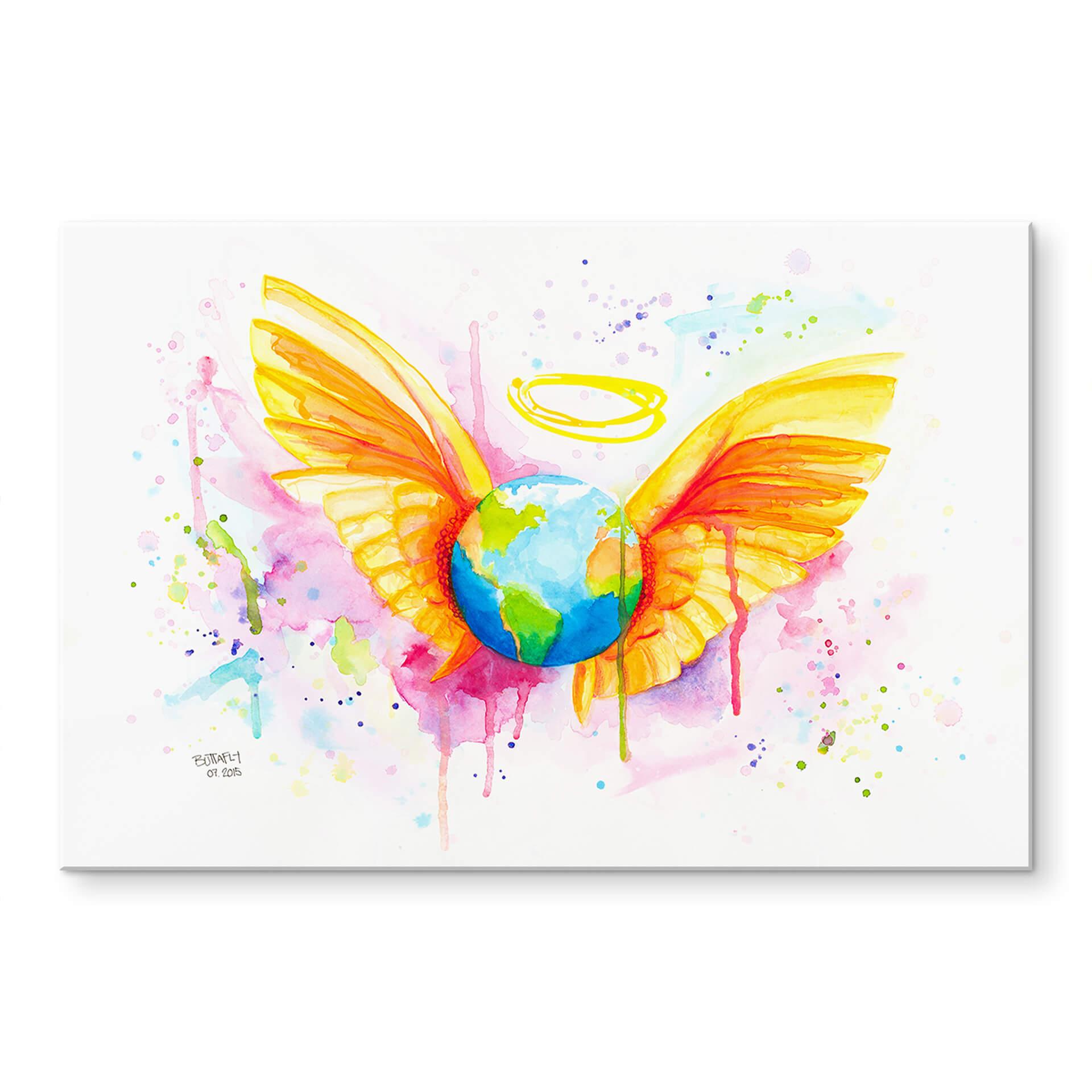 Tableau en verre acrylique - Buttafly - Angel