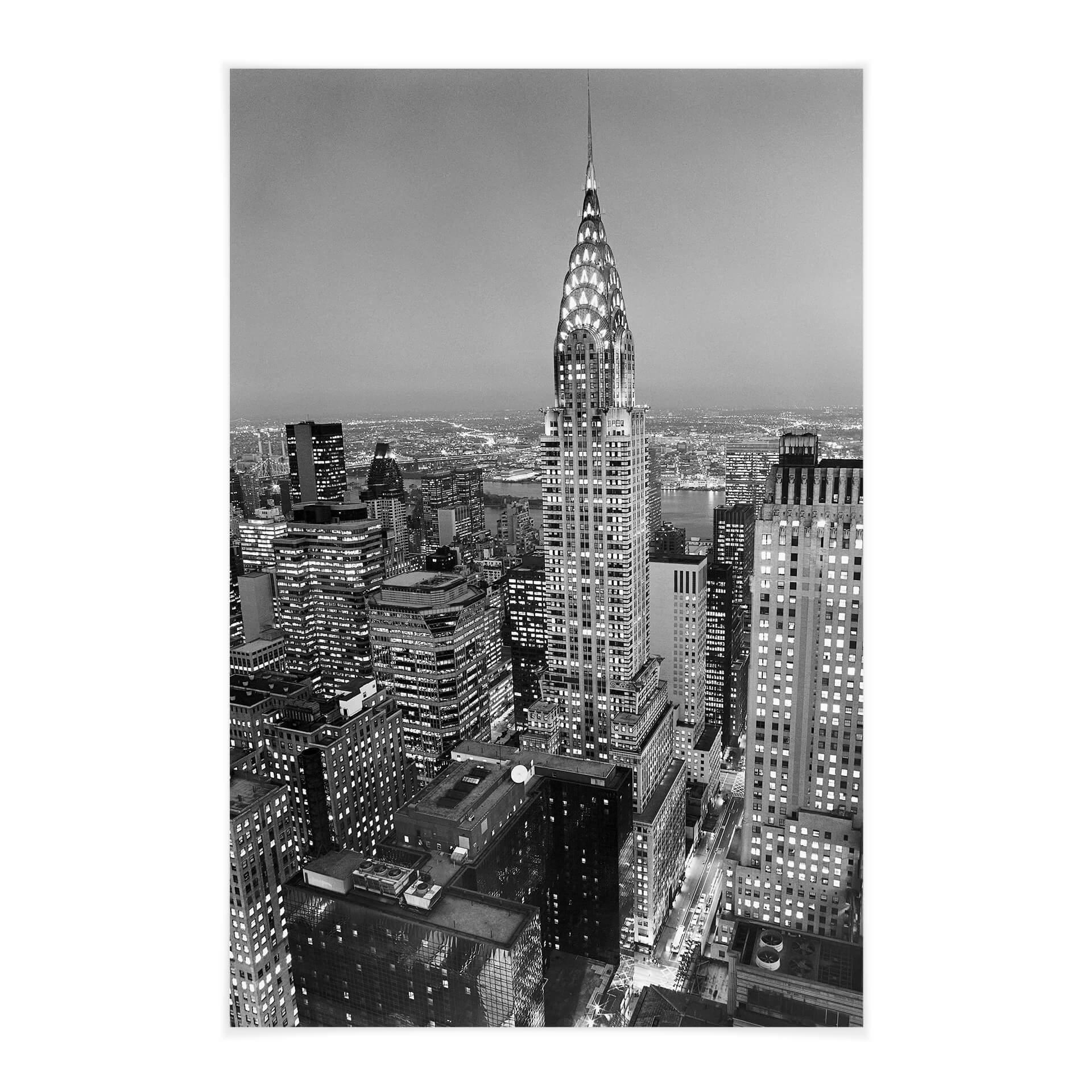 Giant Art® XXL-Chrylser Building - 115x175 cm