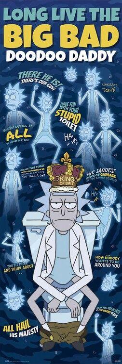 Plakat Rick & Morty - Doodoo Daddy, plakat (53 x 158 cm)