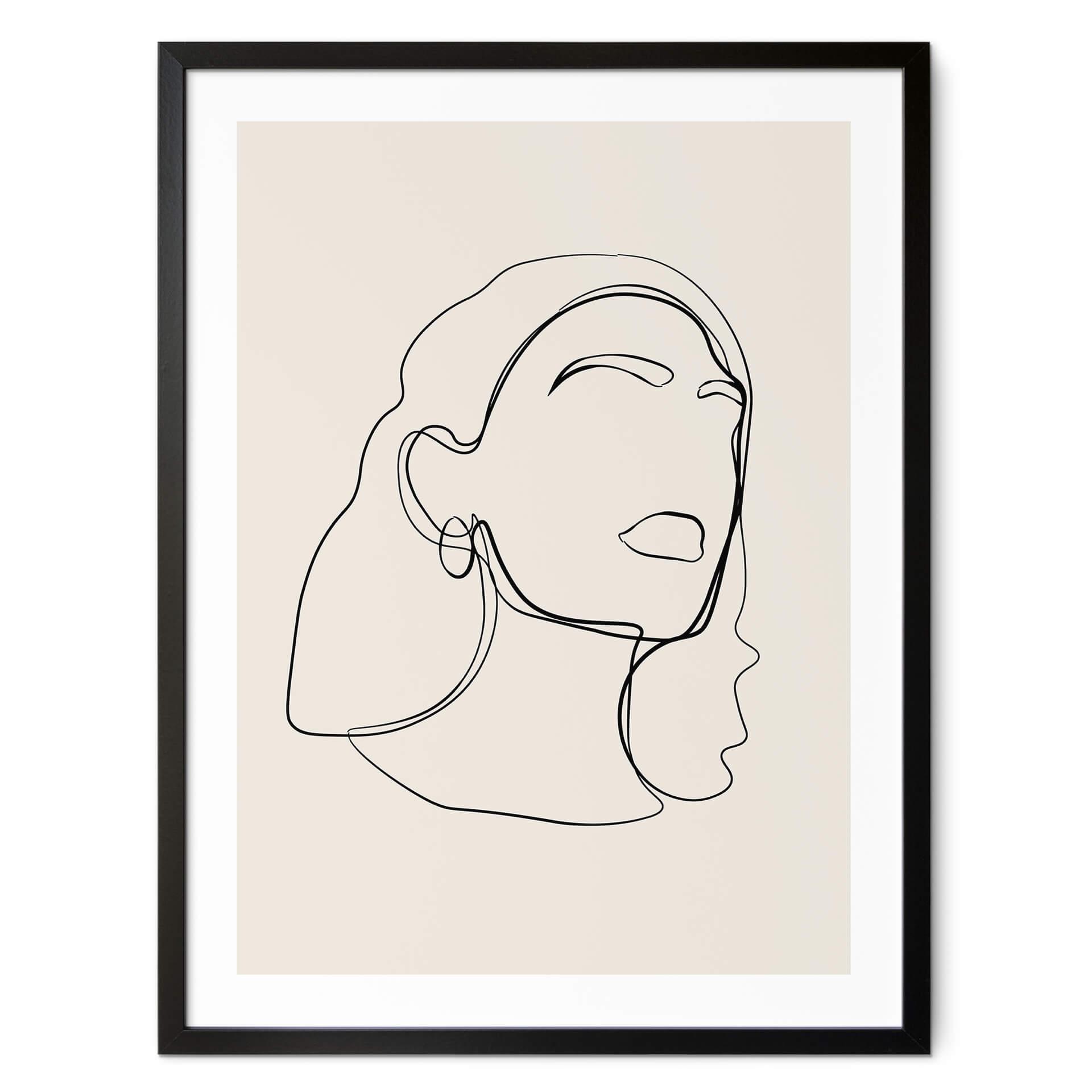 Póster NKTN - Line Art - Sigue tus sueños