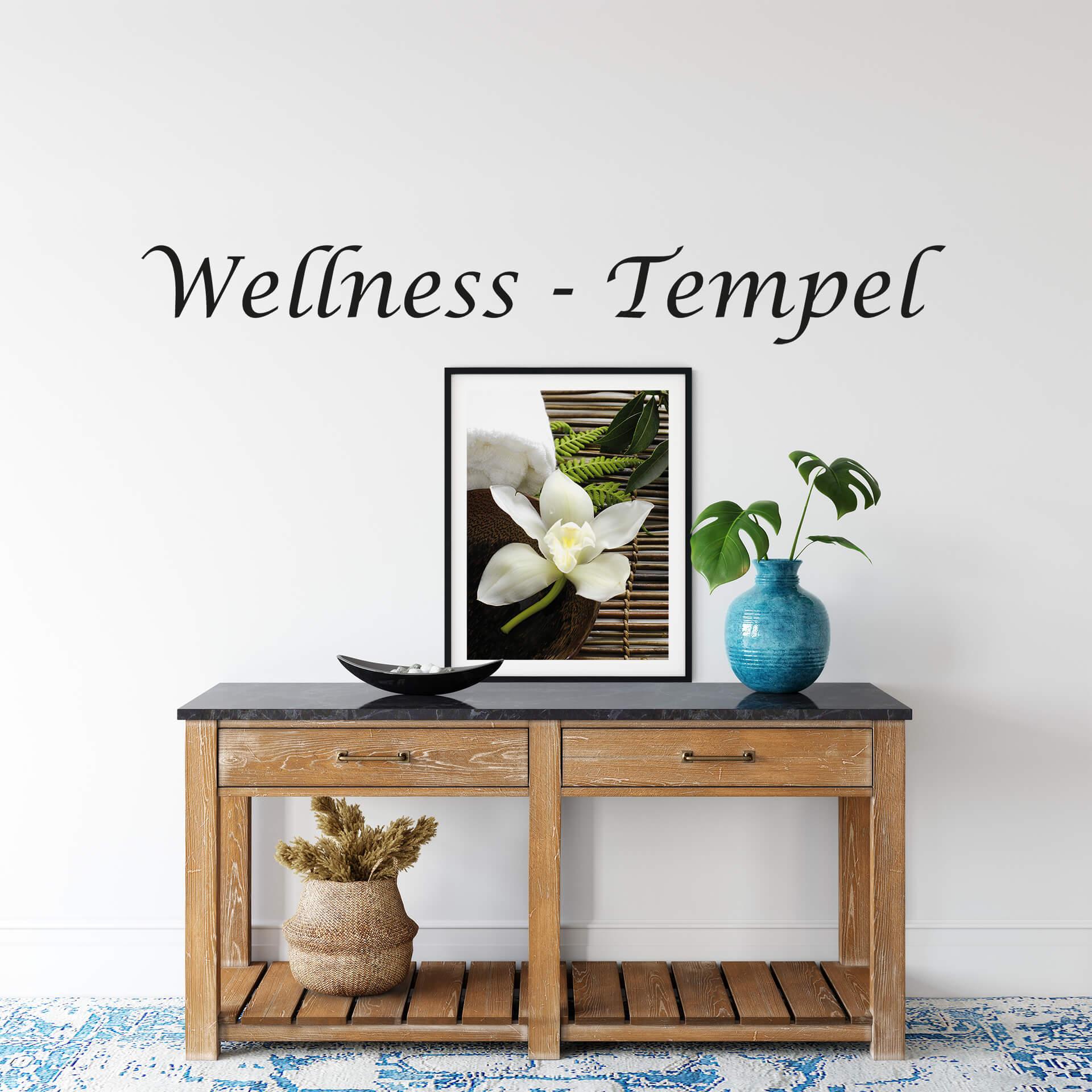 Muursticker Wellness-Tempel