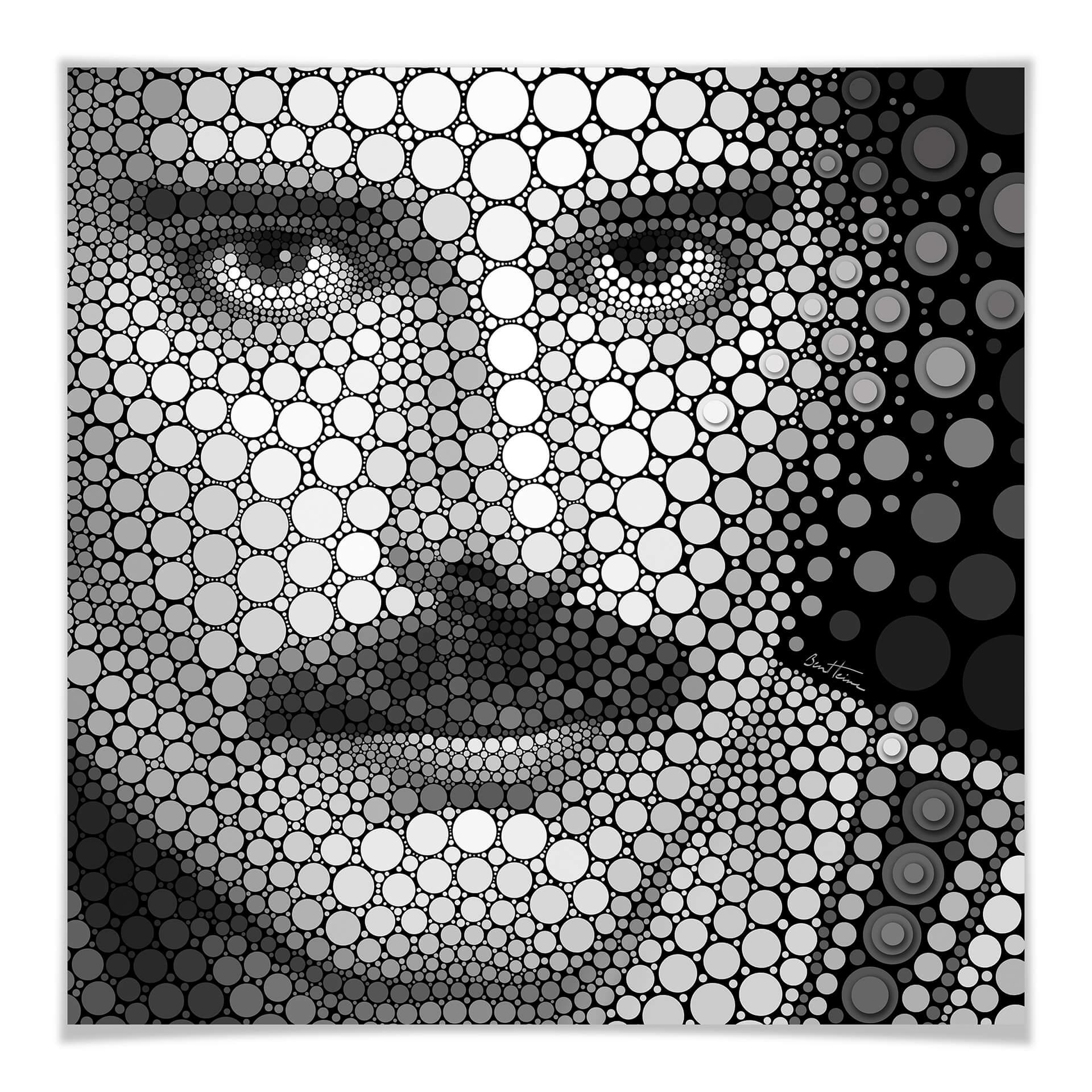 Poster Ben Heine - Circlism: Freddy Mercury
