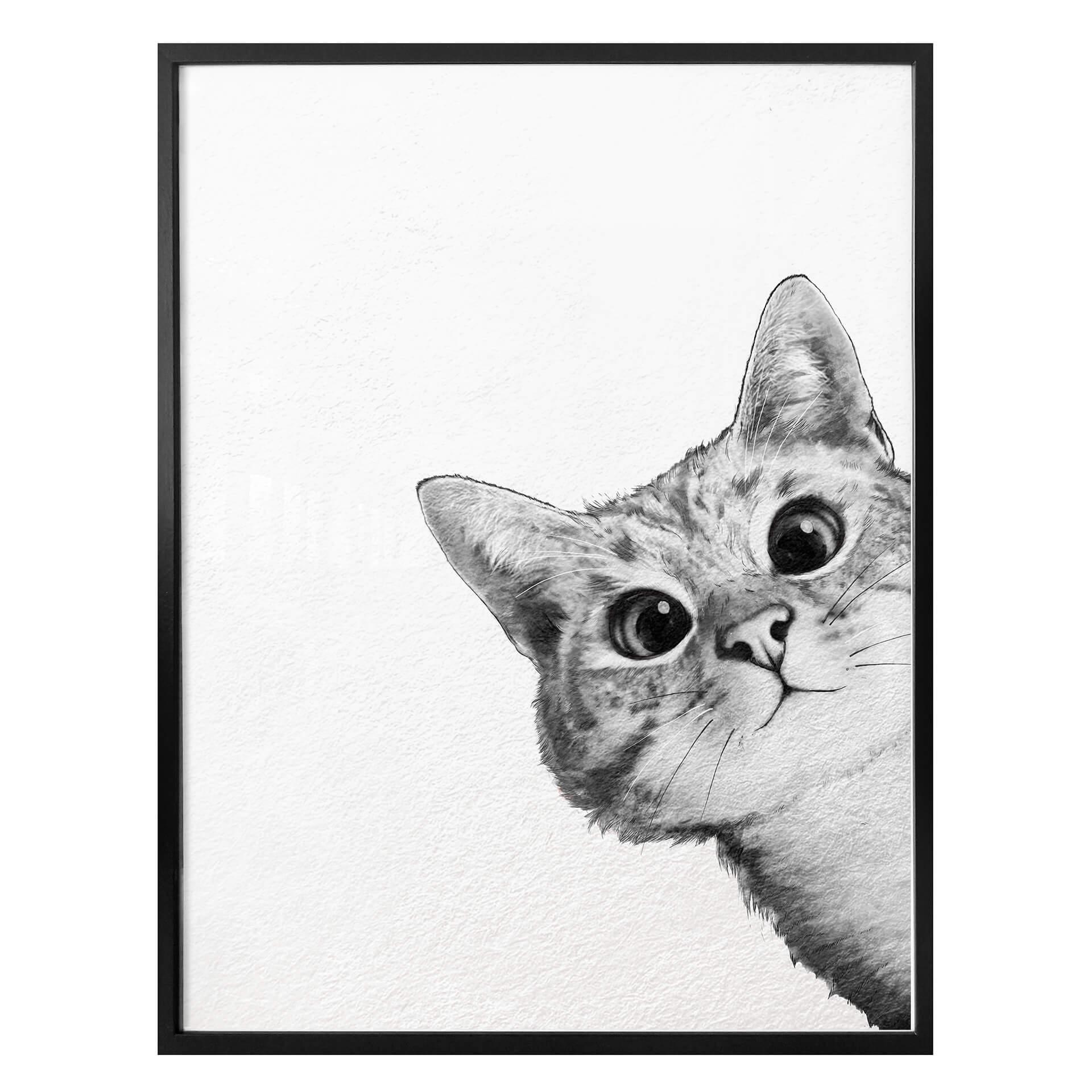 Póster Graves - Gato furtivo