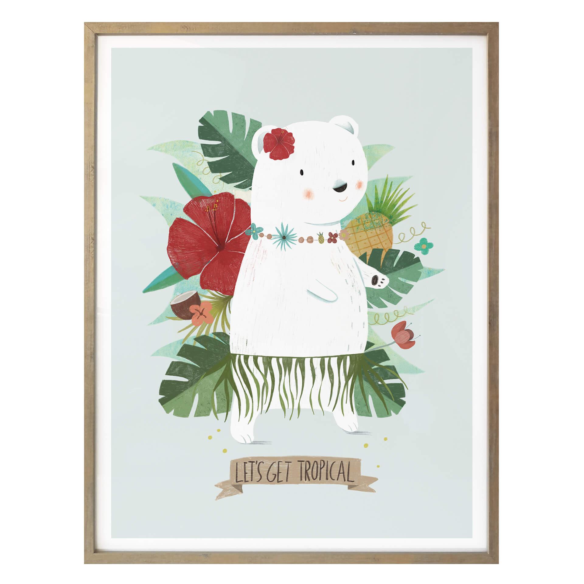 Póster Loske - Pongámonos tropicales