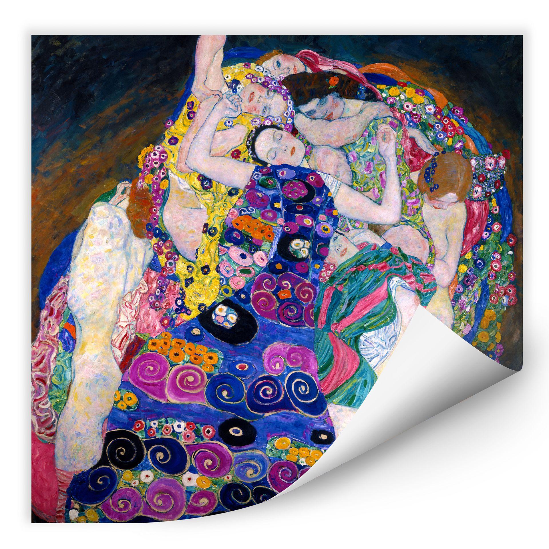 Zelfklevende Poster - Klimt - de Jonkvrouw