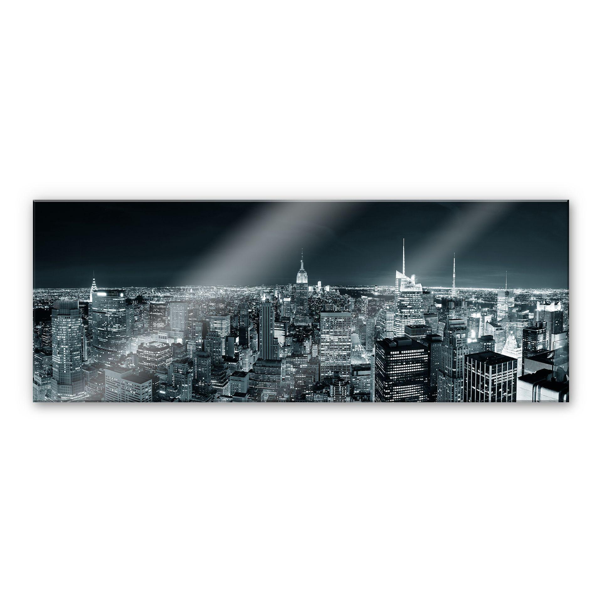 Akrylbillede New York om natten 2 - Panorama