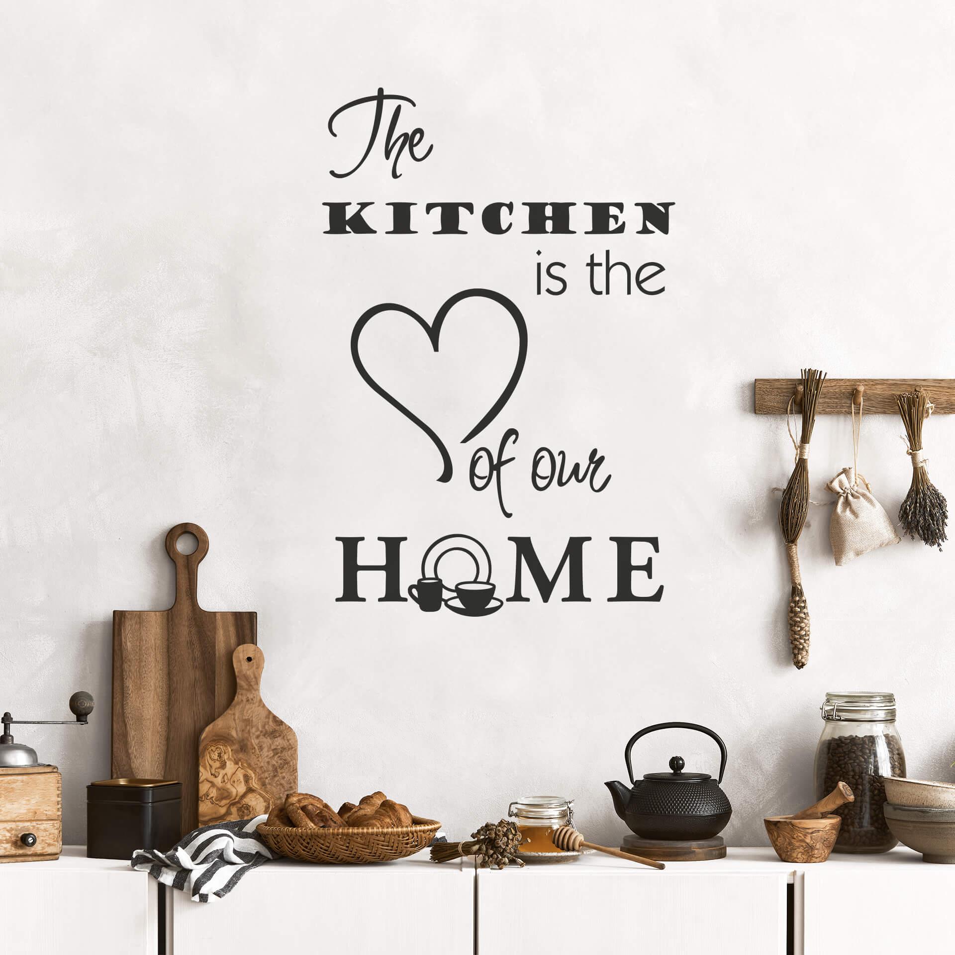 Wallsticker -  The kitchen is...