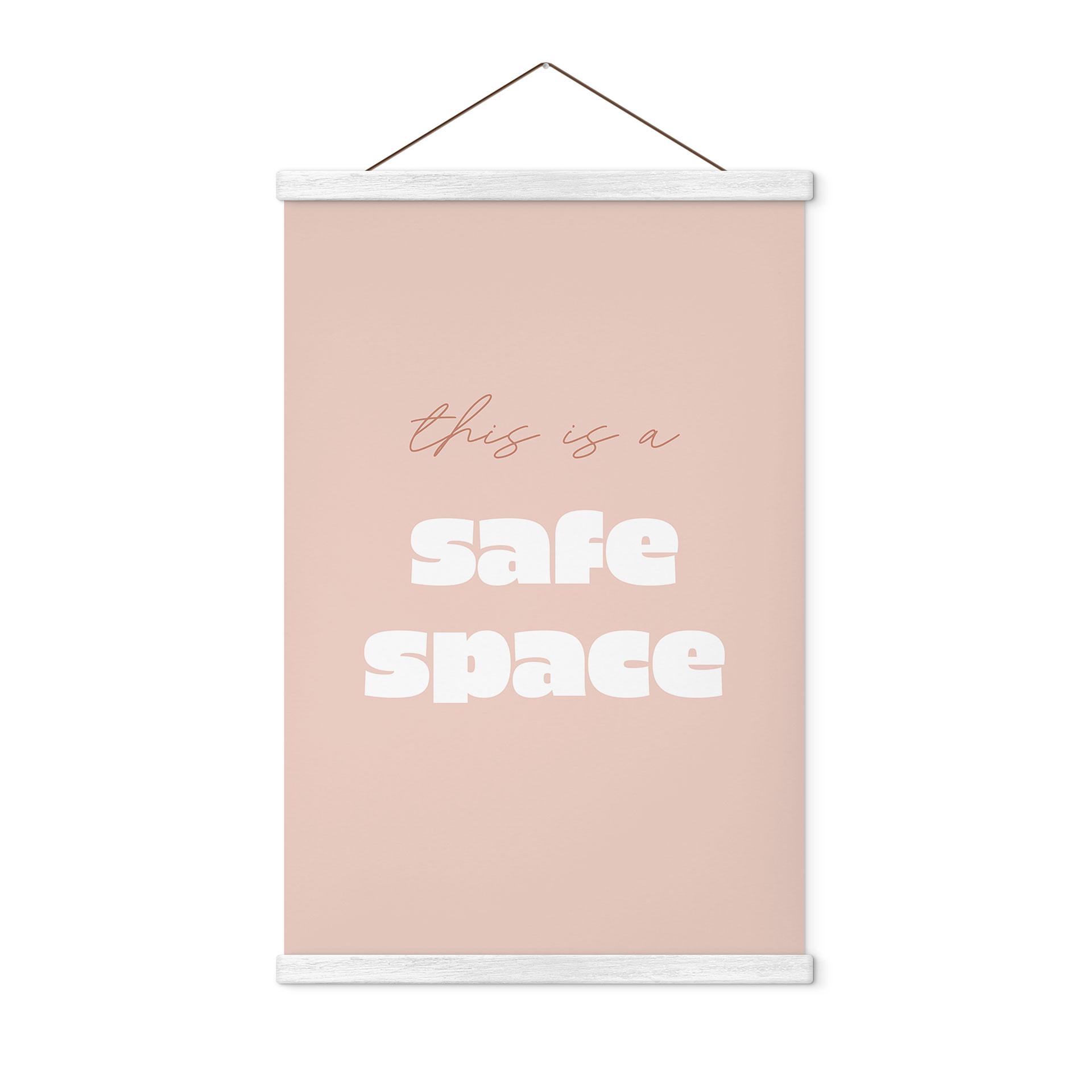 Tekstil plakat This is a safe space