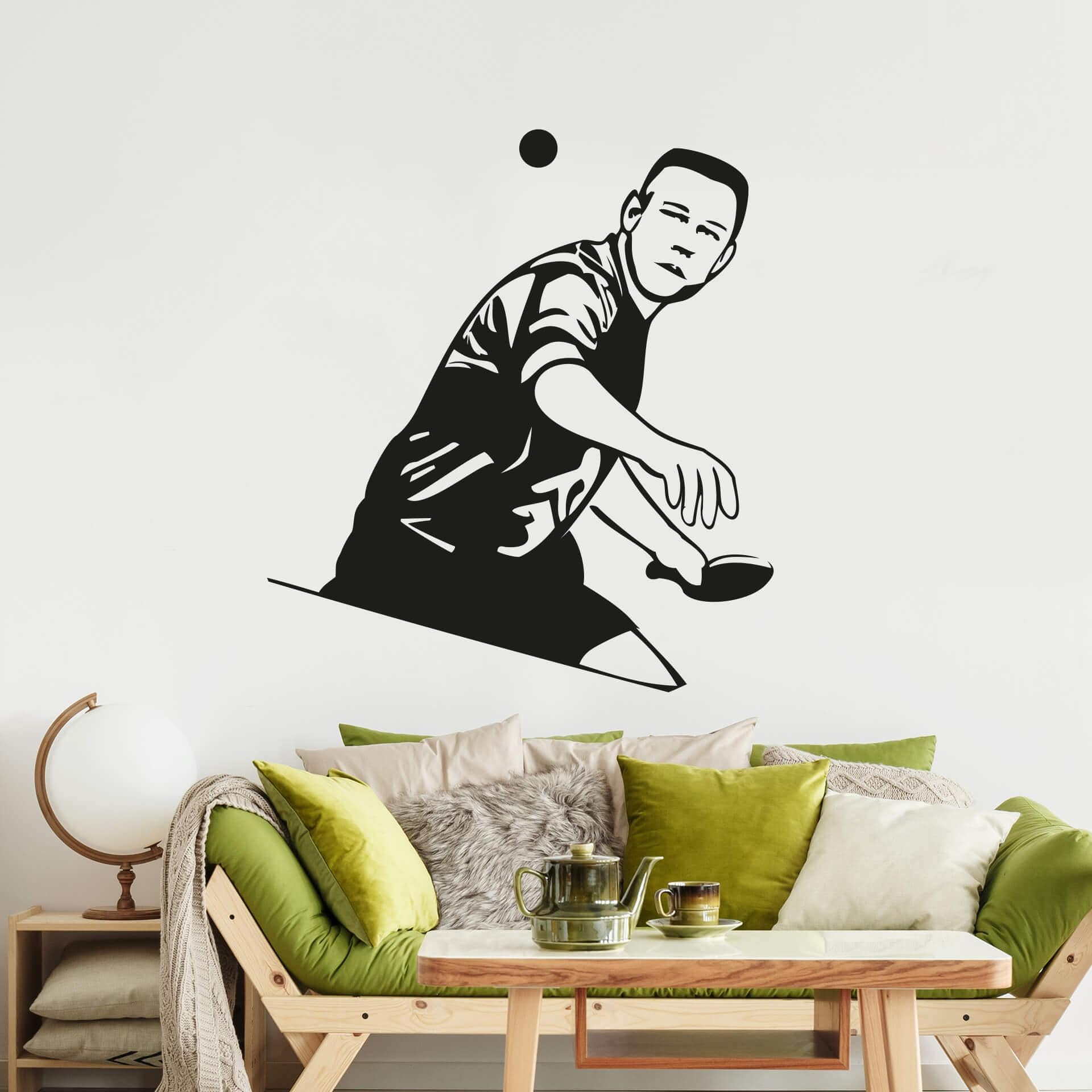 Sticker mural - Tennis de table