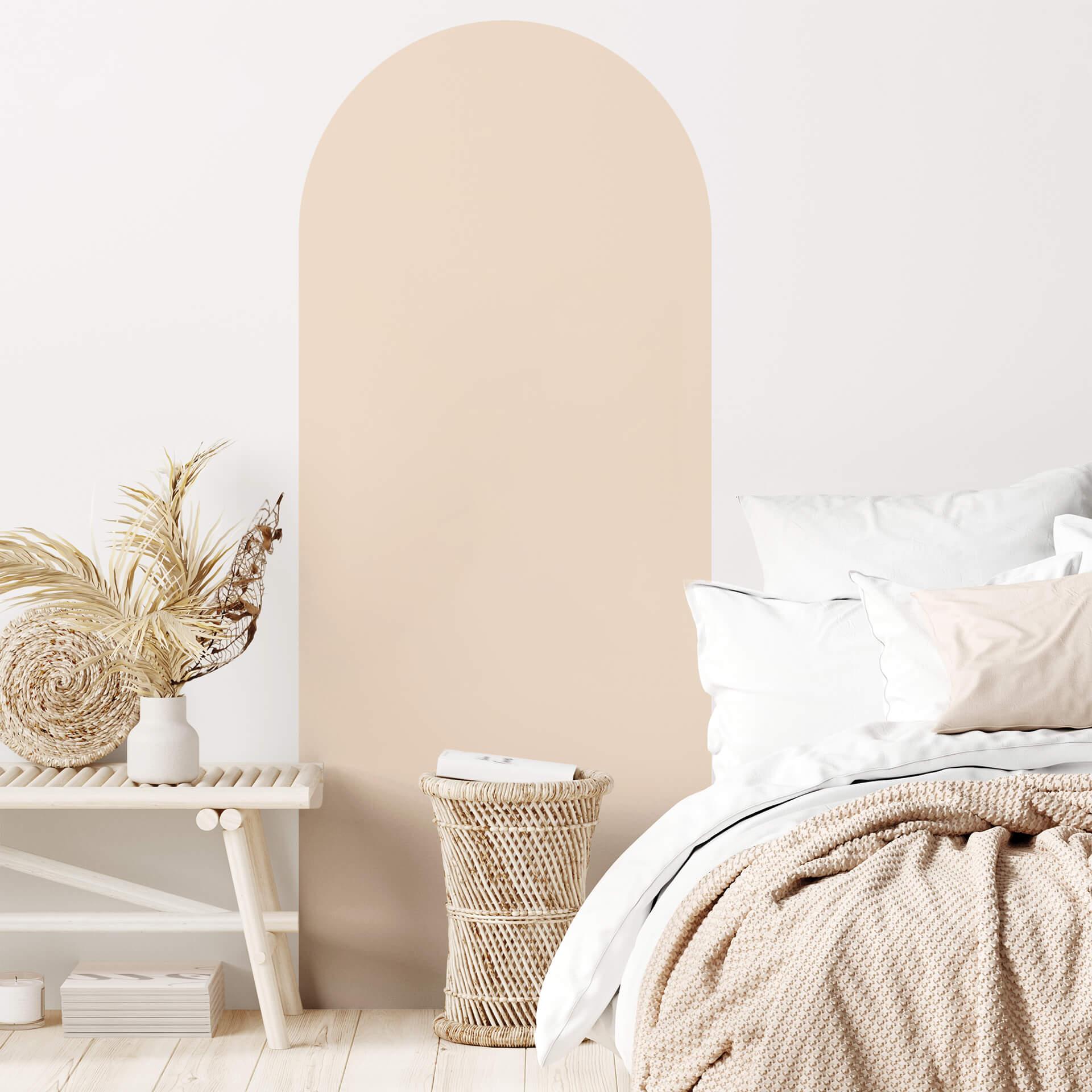 Wall Sticker Rundbue smal - sand