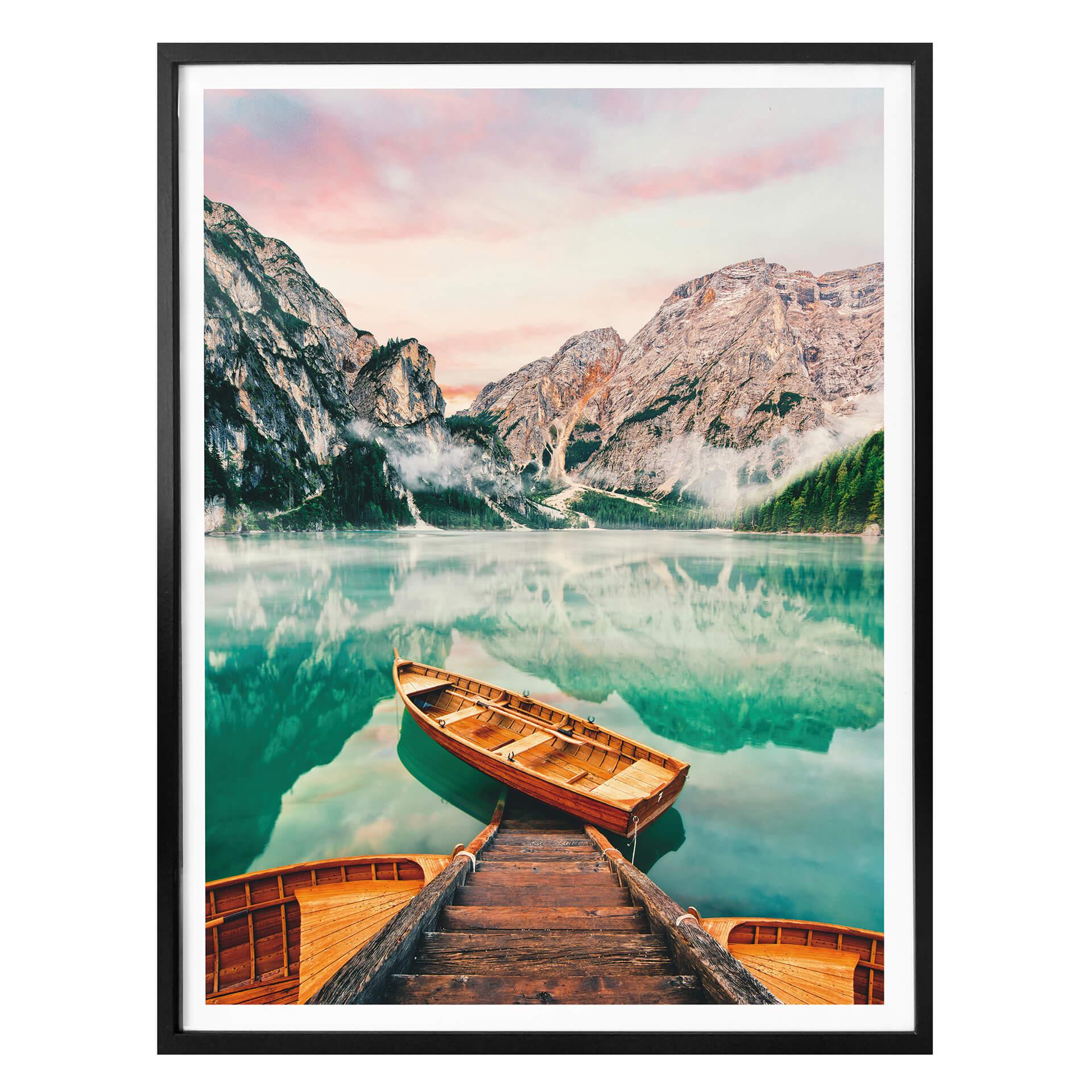 Póster Lago di Braies