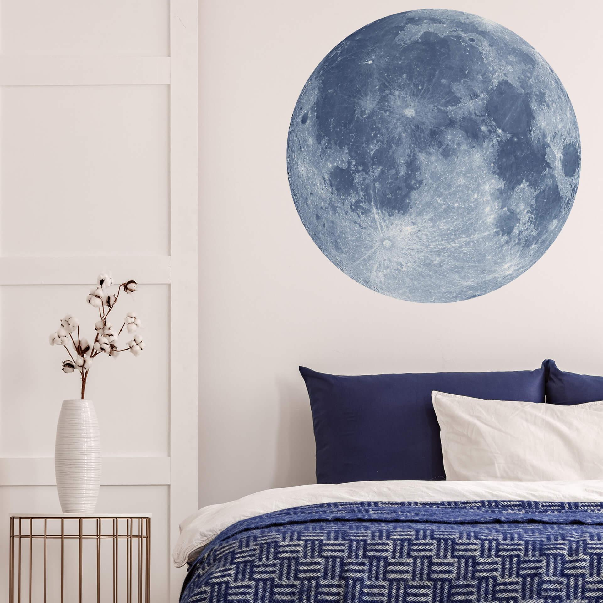 Sticker mural Pleine lune - Rond
