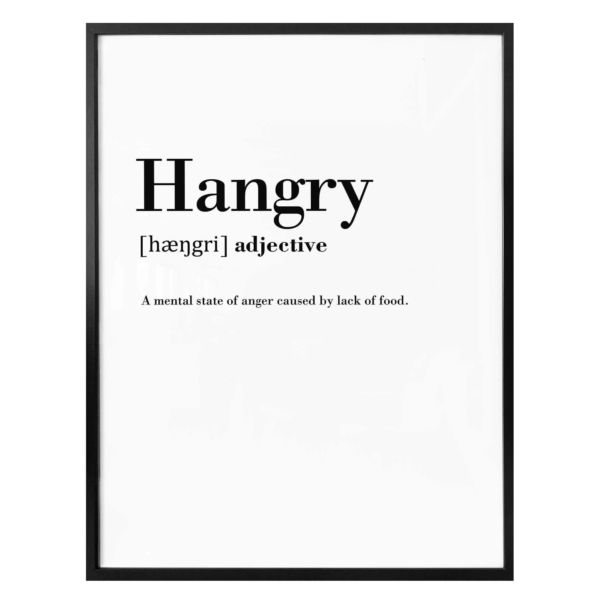 Plakat - Hangry