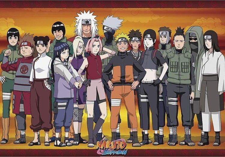 Poster, Film poster Naruto Shippuden - Konoha Ninjas 91,5x61 cm
