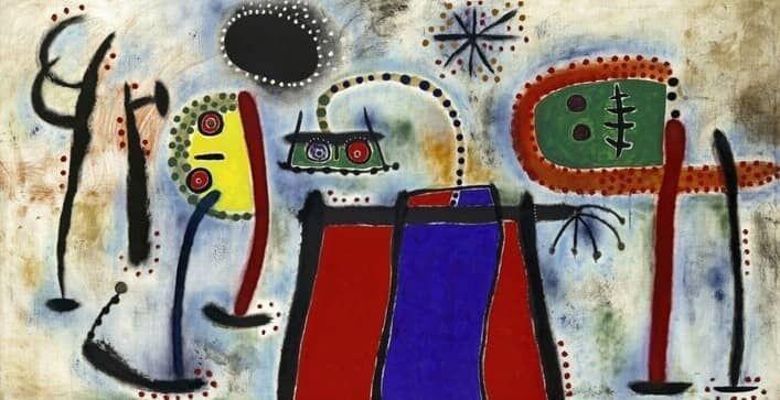 Plakat Painting, 1953 Kunsttryk, Joan Miró (80 x 60 cm)