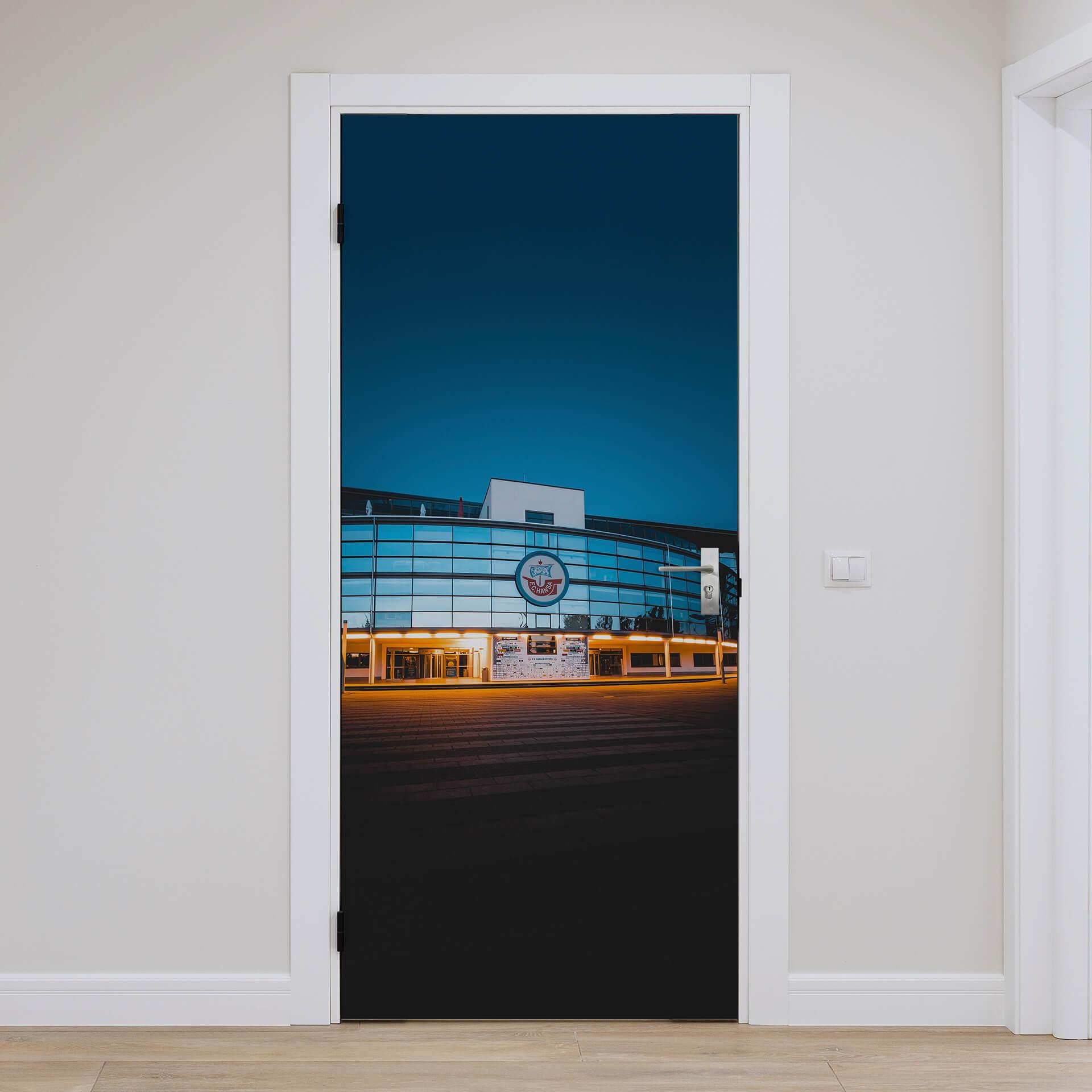 Autocollant de porte FC Hansa Rostock - Extérieur du stade - 91x200 cm