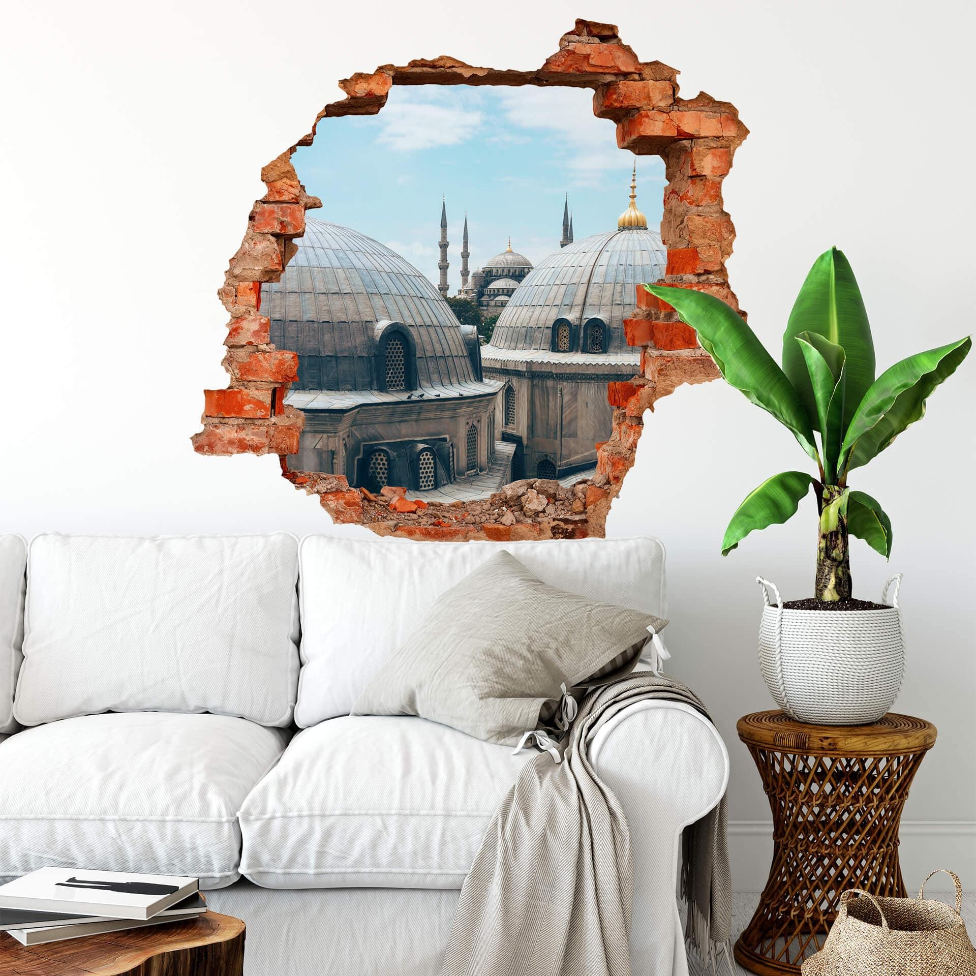 3D Wallsticker over tagene i Istanbul