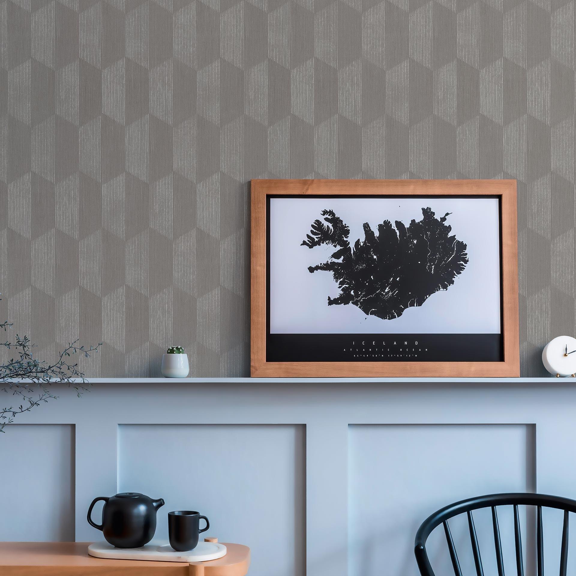 A.S. Création 3D Behang Geo Effect Vliesbehang