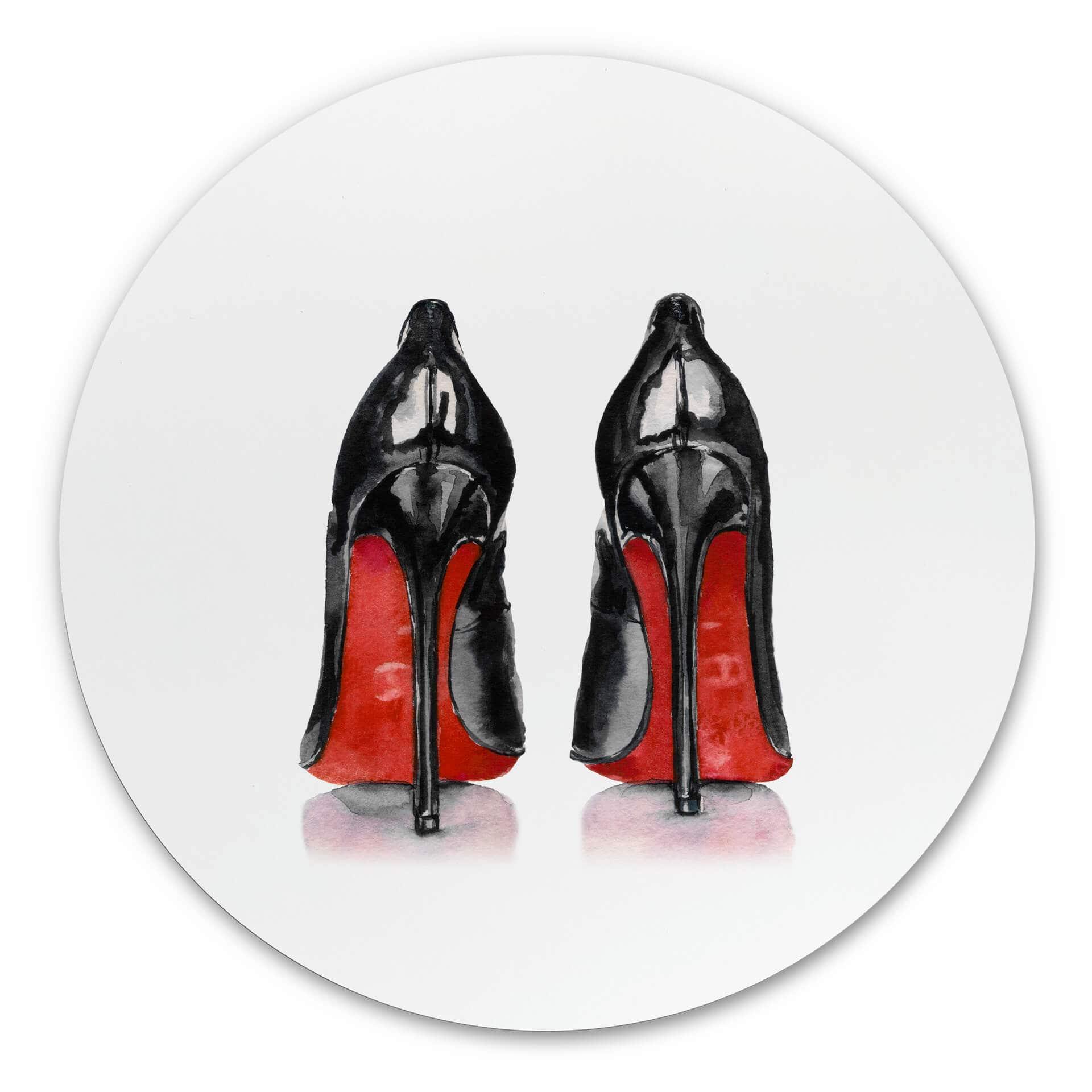 Wandcirkel High Heels