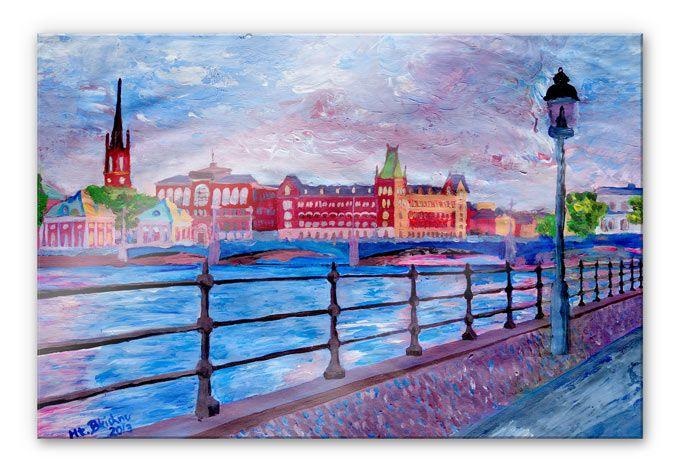Akrylbillede Bleichner - Stockholm