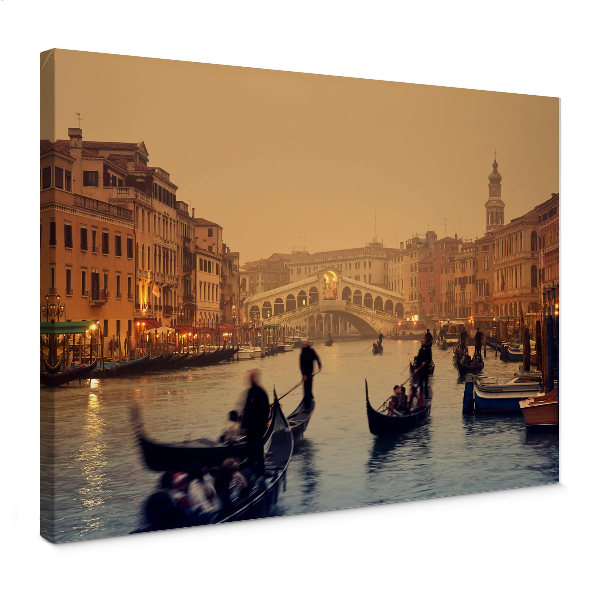 Solnedgang i Venedig - Lærredsprint