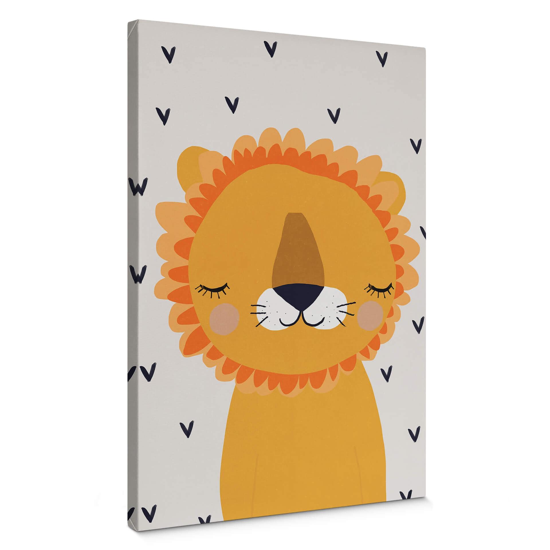 Lærredsprint - Treechild - Little Lion