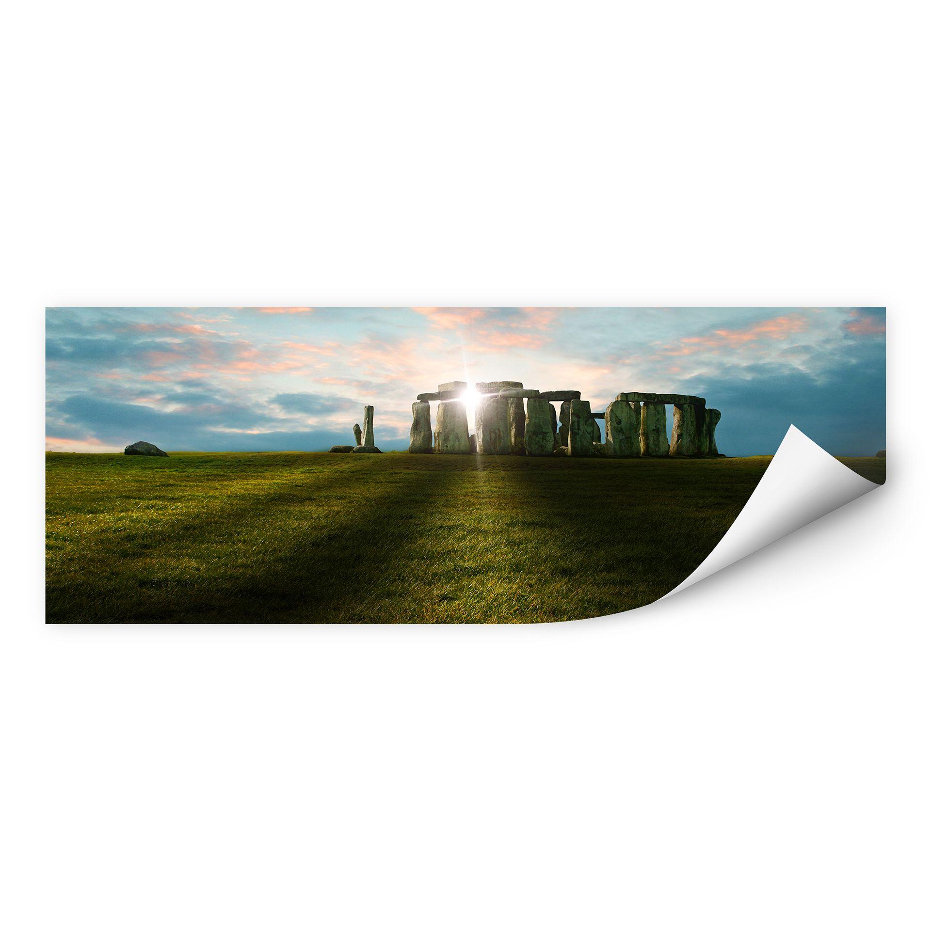 Zelfklevende Poster - Stonehenge at Sunset