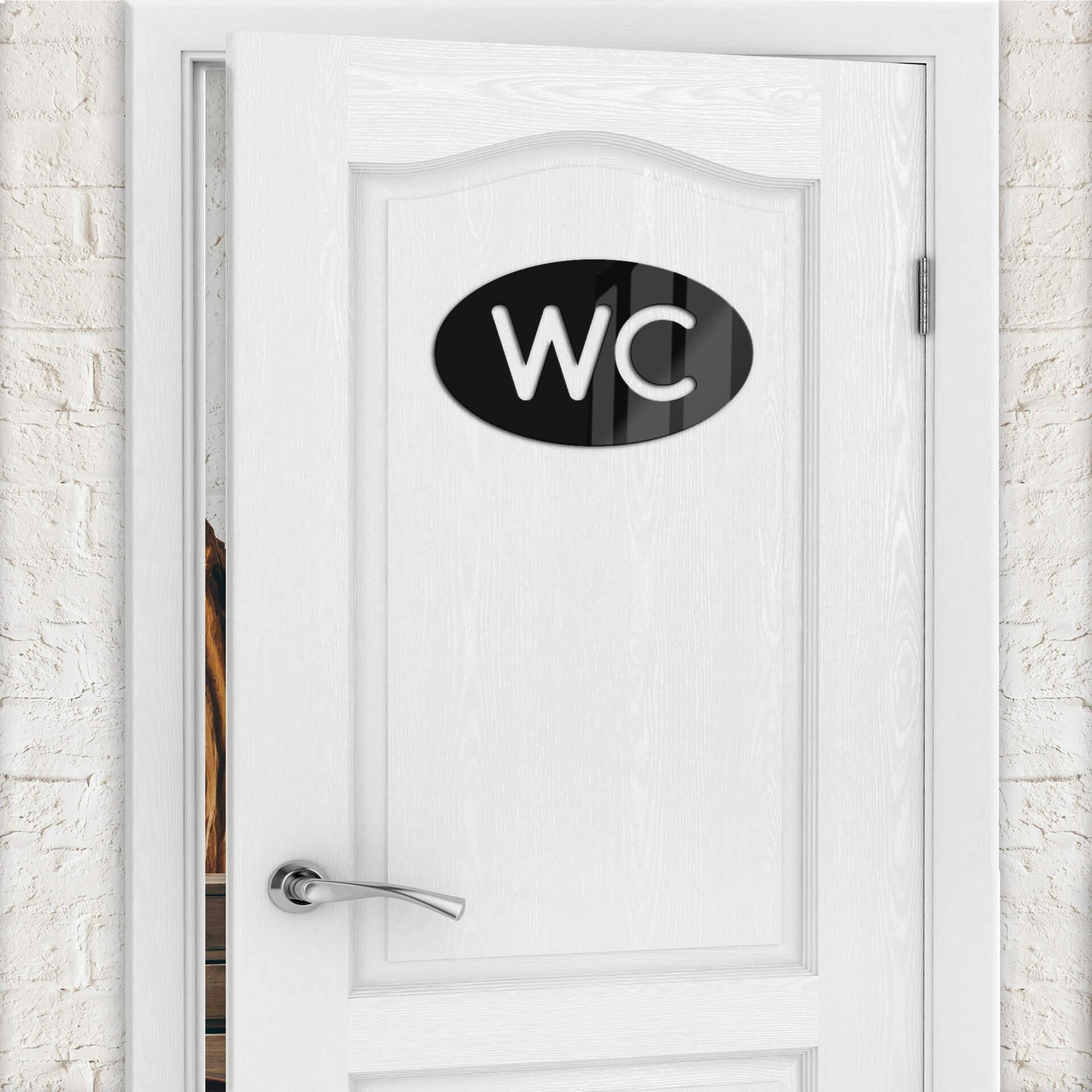 Decoración acrílica WC