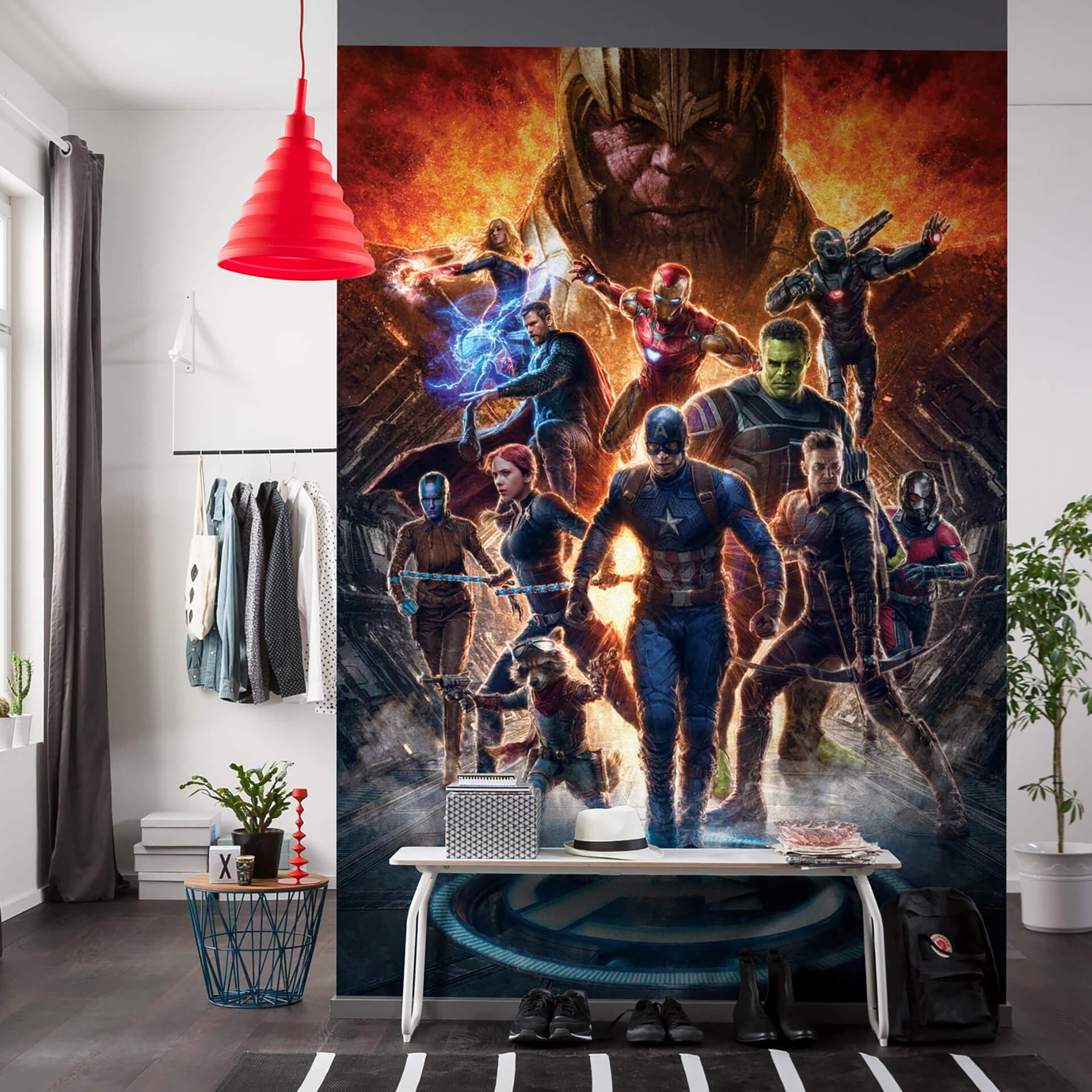 Non-woven tapet - Avengers vs Thanos - 200 x 280 cm